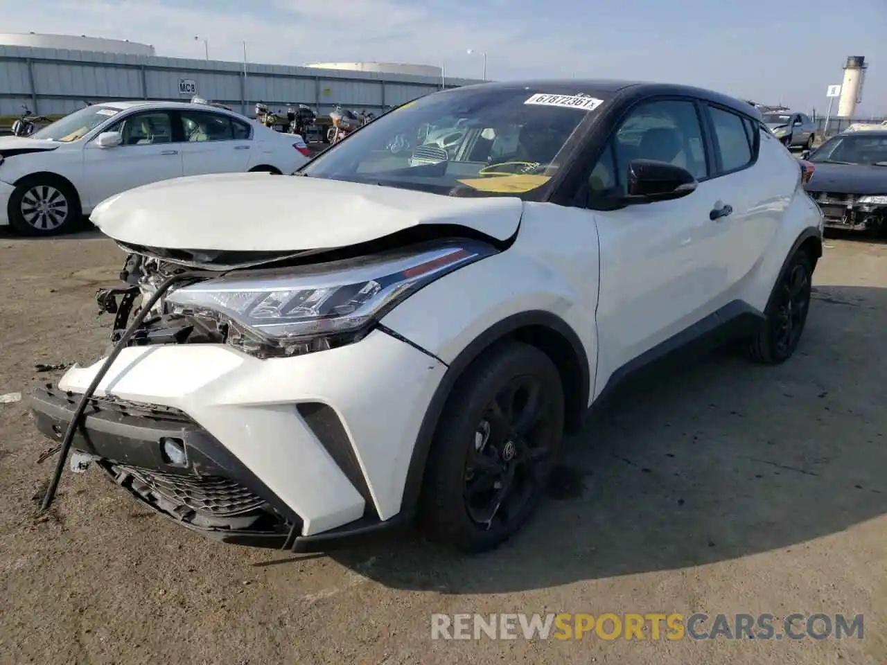 2 Photograph of a damaged car JTNKHMBX9M1117753 TOYOTA C-HR 2021