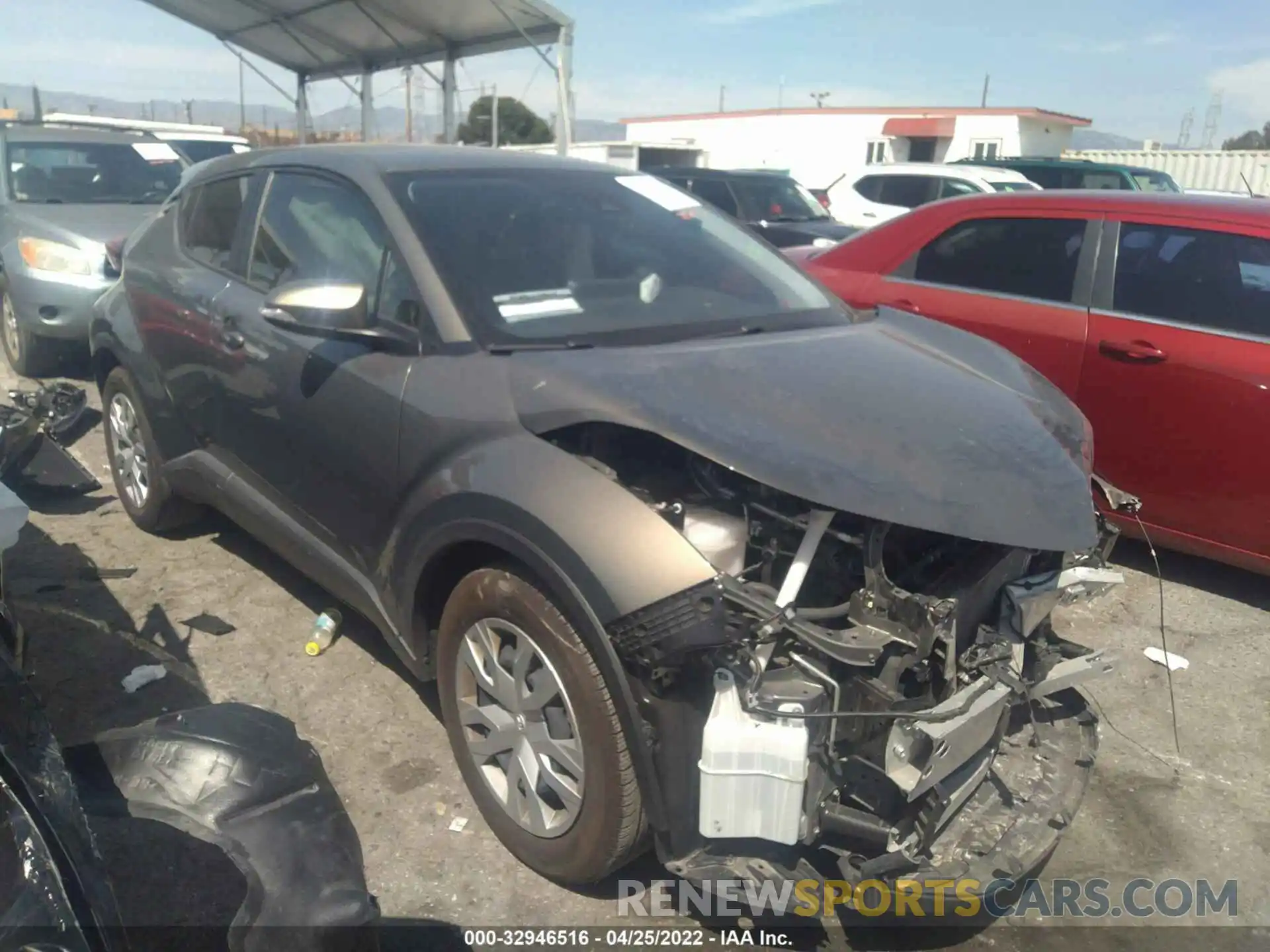 1 Photograph of a damaged car JTNKHMBX9M1117770 TOYOTA C-HR 2021