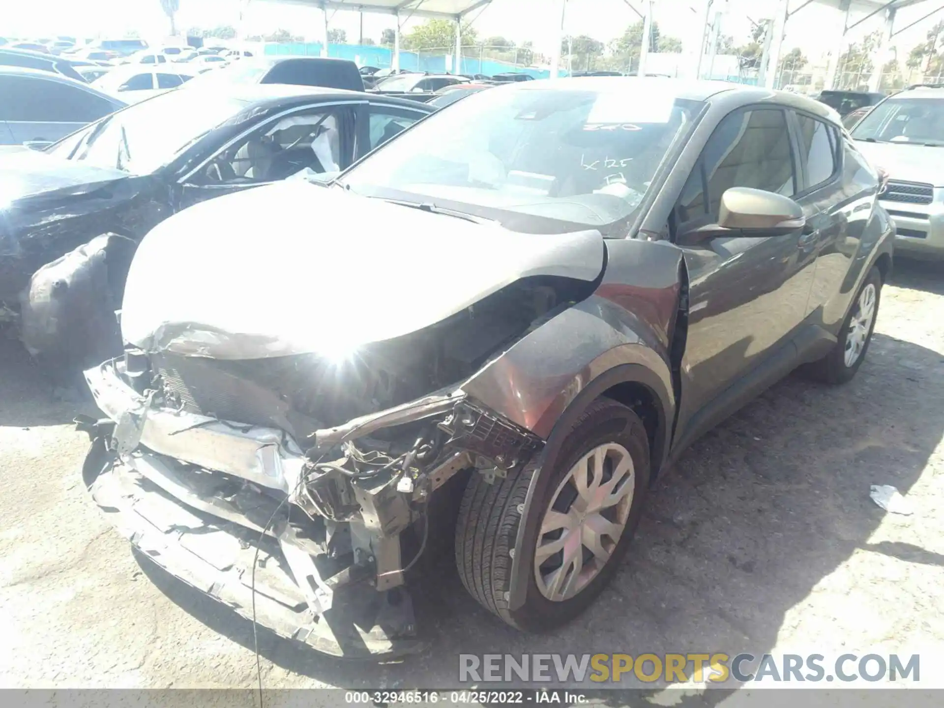 2 Photograph of a damaged car JTNKHMBX9M1117770 TOYOTA C-HR 2021