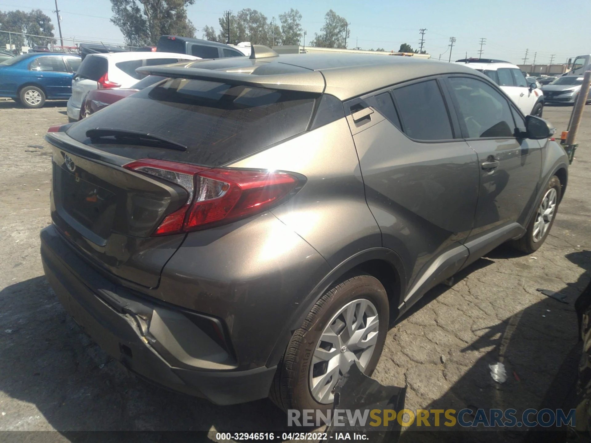 4 Photograph of a damaged car JTNKHMBX9M1117770 TOYOTA C-HR 2021