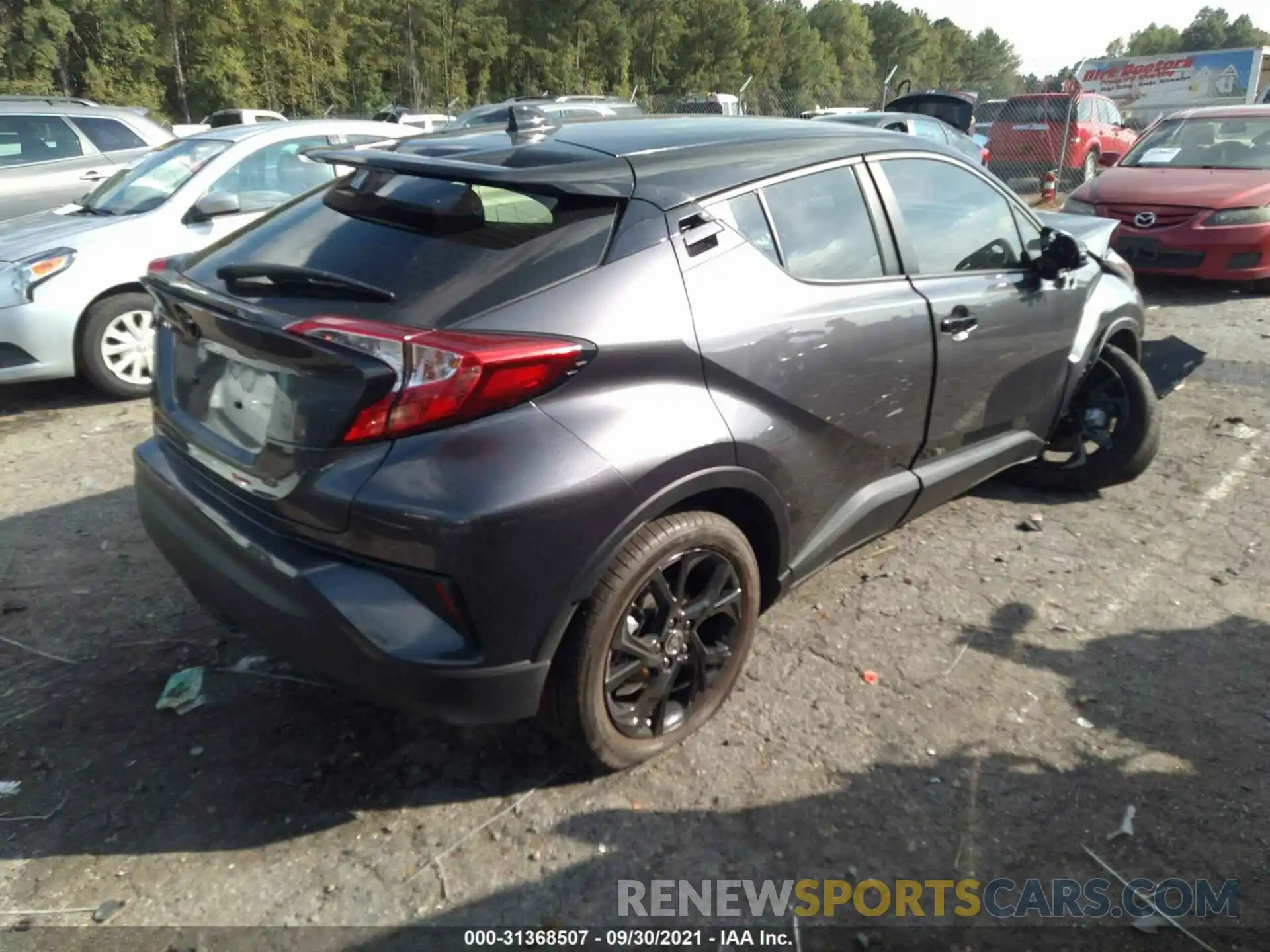 4 Photograph of a damaged car JTNKHMBX9M1118806 TOYOTA C-HR 2021