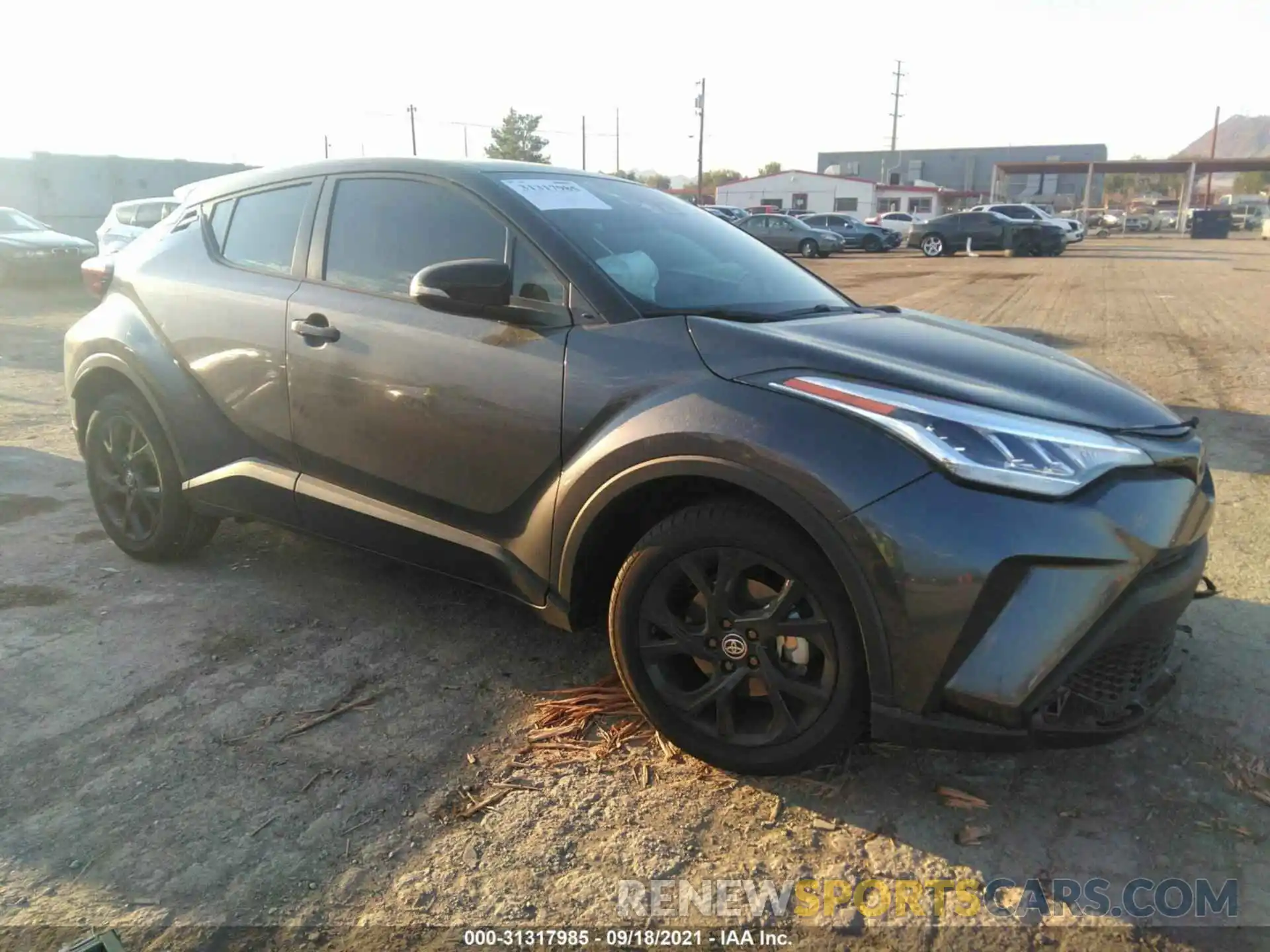 1 Photograph of a damaged car JTNKHMBX9M1121494 TOYOTA C-HR 2021