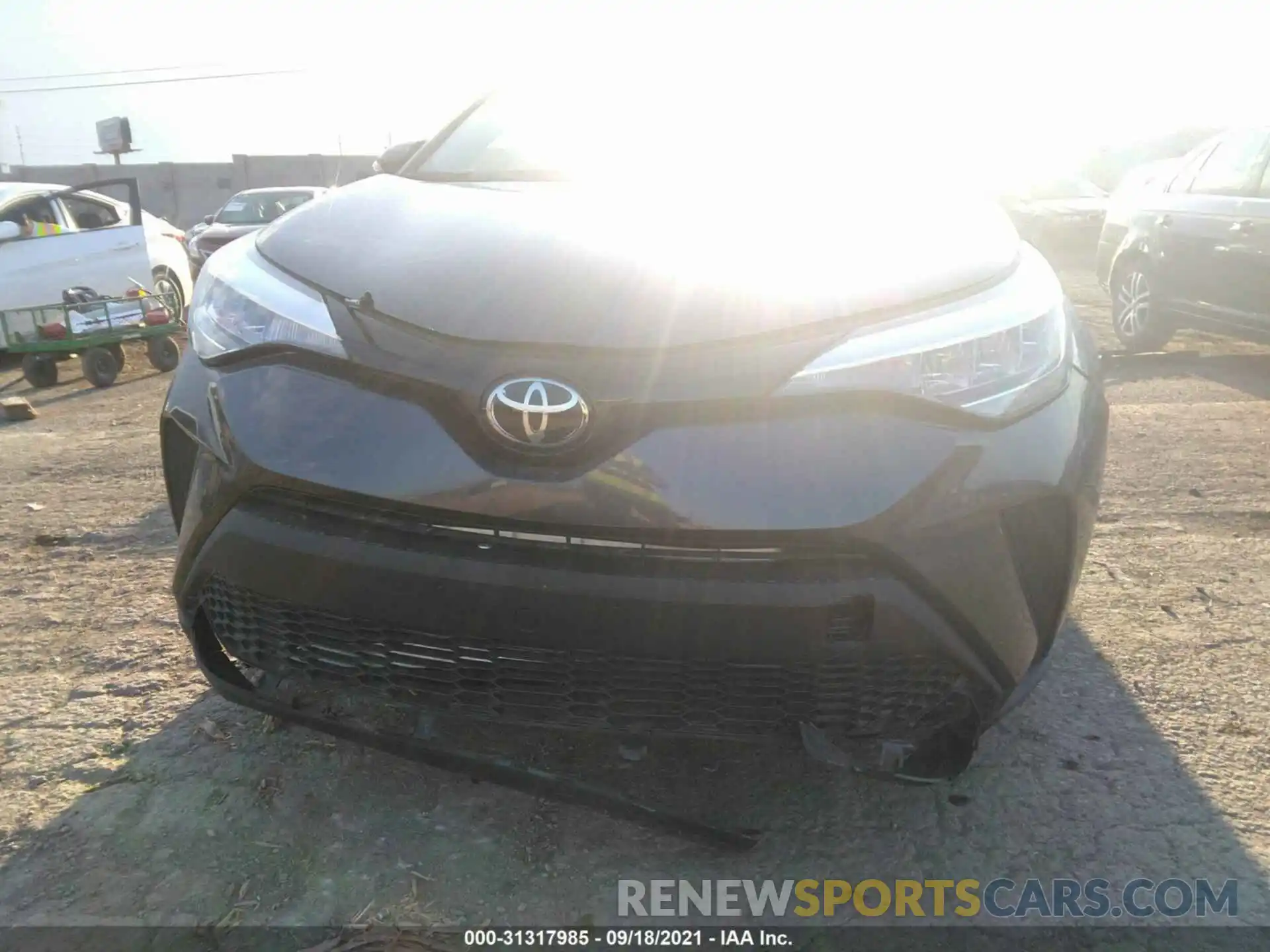 6 Photograph of a damaged car JTNKHMBX9M1121494 TOYOTA C-HR 2021