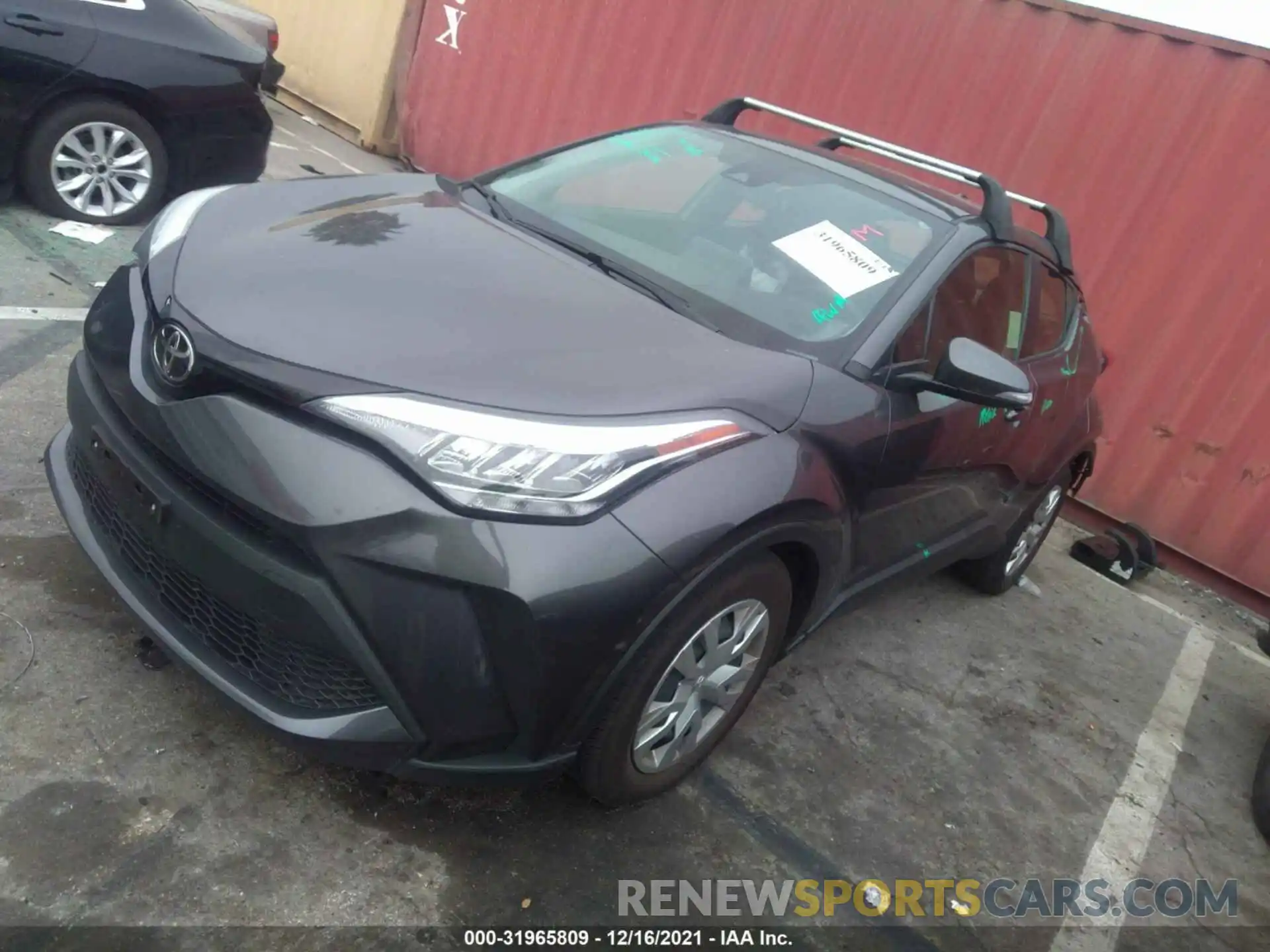 2 Photograph of a damaged car JTNKHMBX9M1122161 TOYOTA C-HR 2021