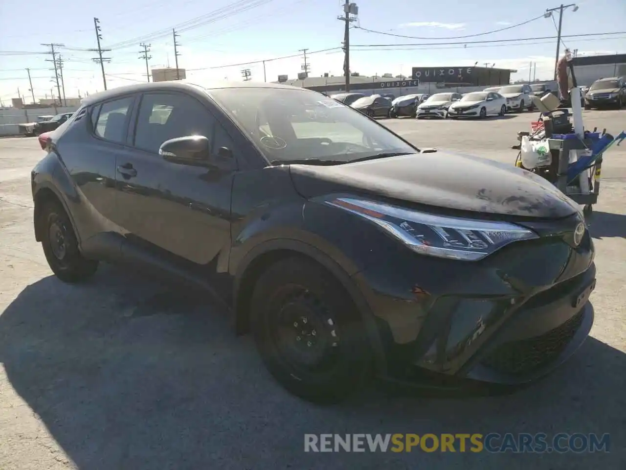 1 Photograph of a damaged car JTNKHMBX9M1122824 TOYOTA C-HR 2021