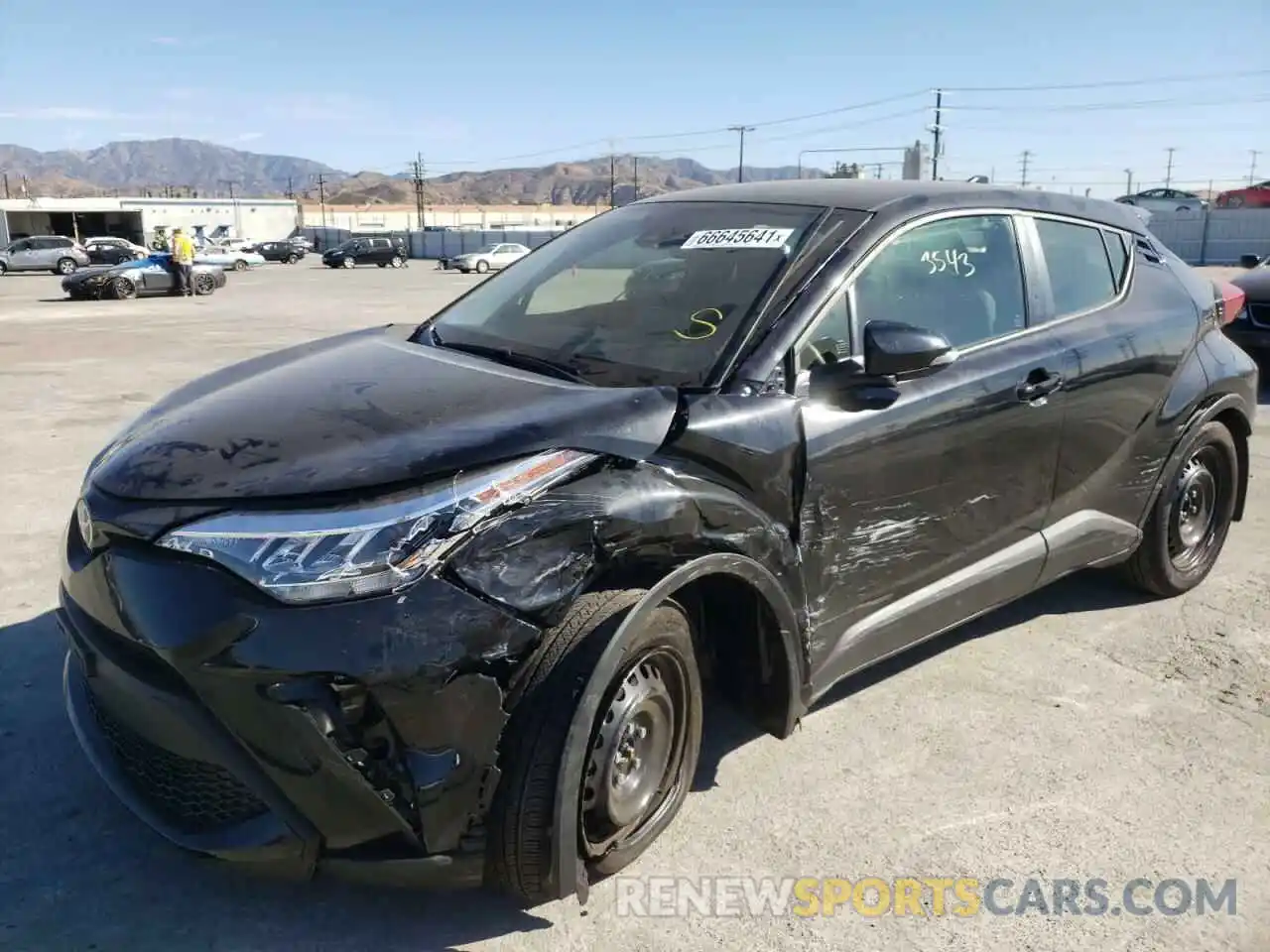 2 Photograph of a damaged car JTNKHMBX9M1122824 TOYOTA C-HR 2021