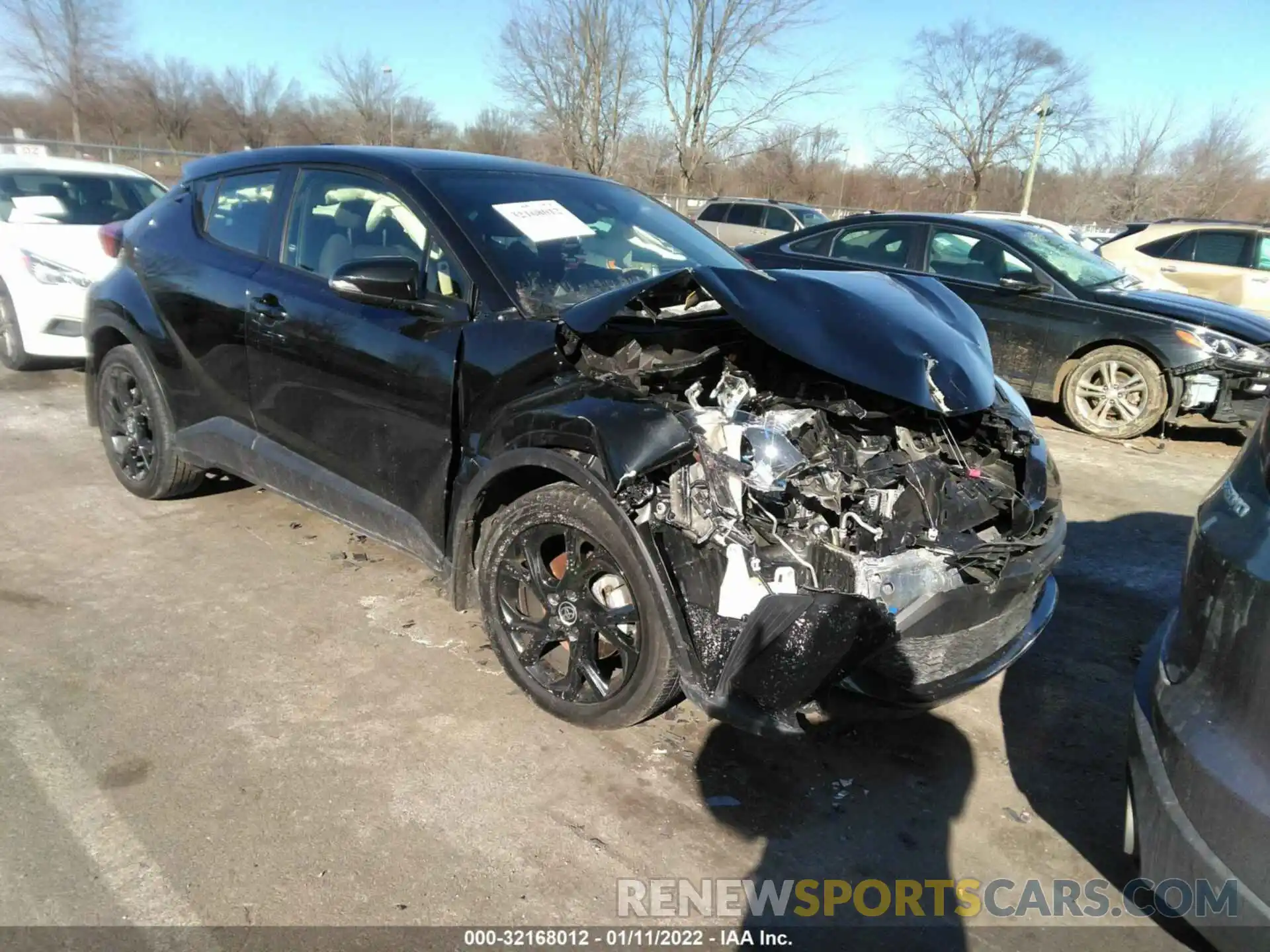 1 Photograph of a damaged car JTNKHMBX9M1125657 TOYOTA C-HR 2021