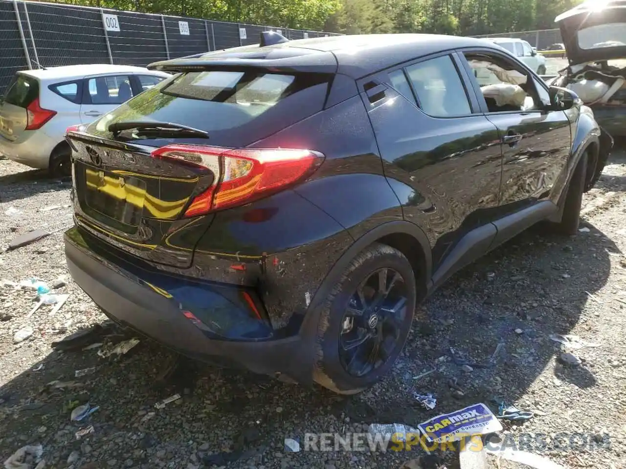 4 Photograph of a damaged car JTNKHMBX9M1129224 TOYOTA C-HR 2021