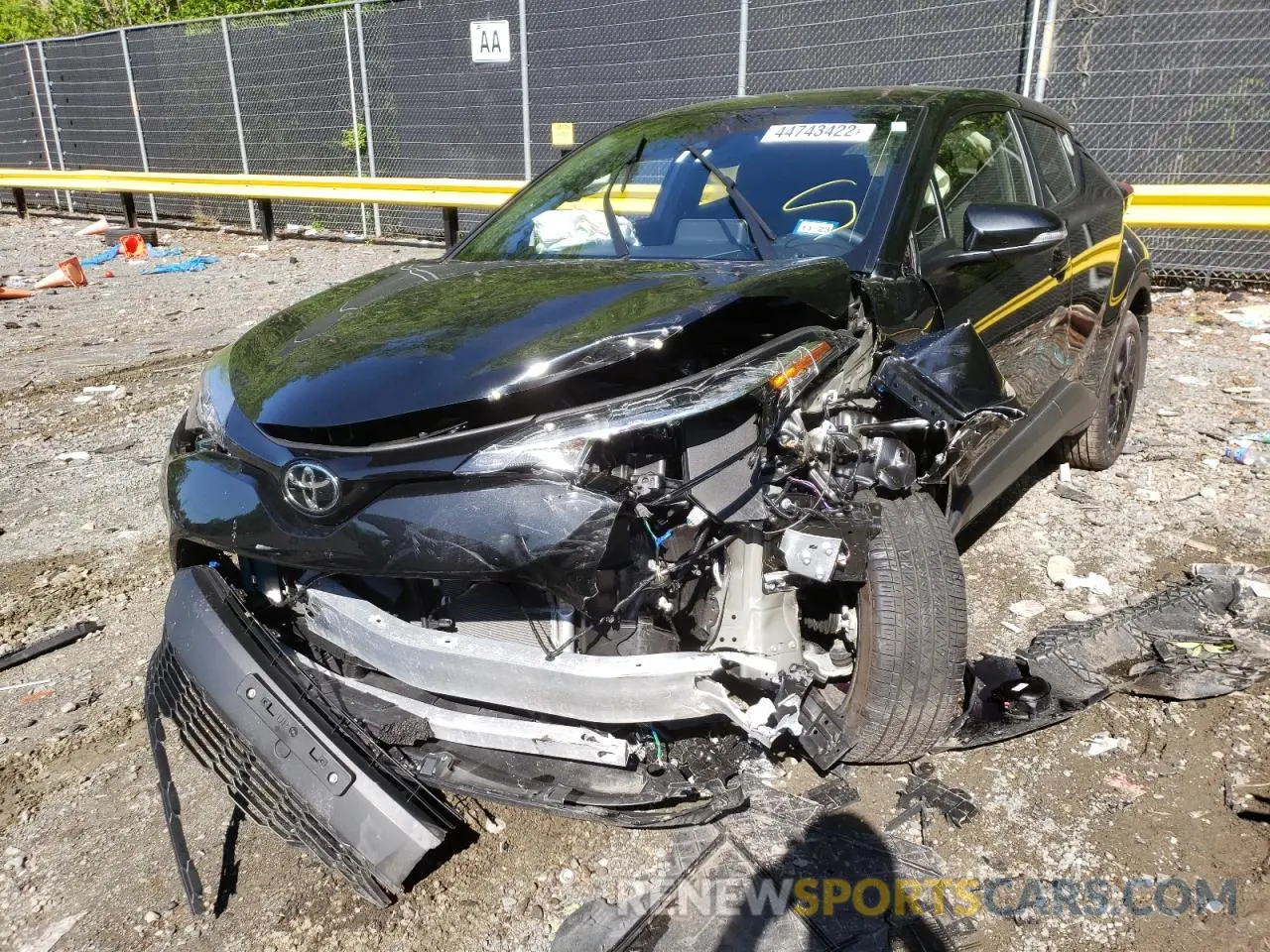 9 Photograph of a damaged car JTNKHMBX9M1129224 TOYOTA C-HR 2021