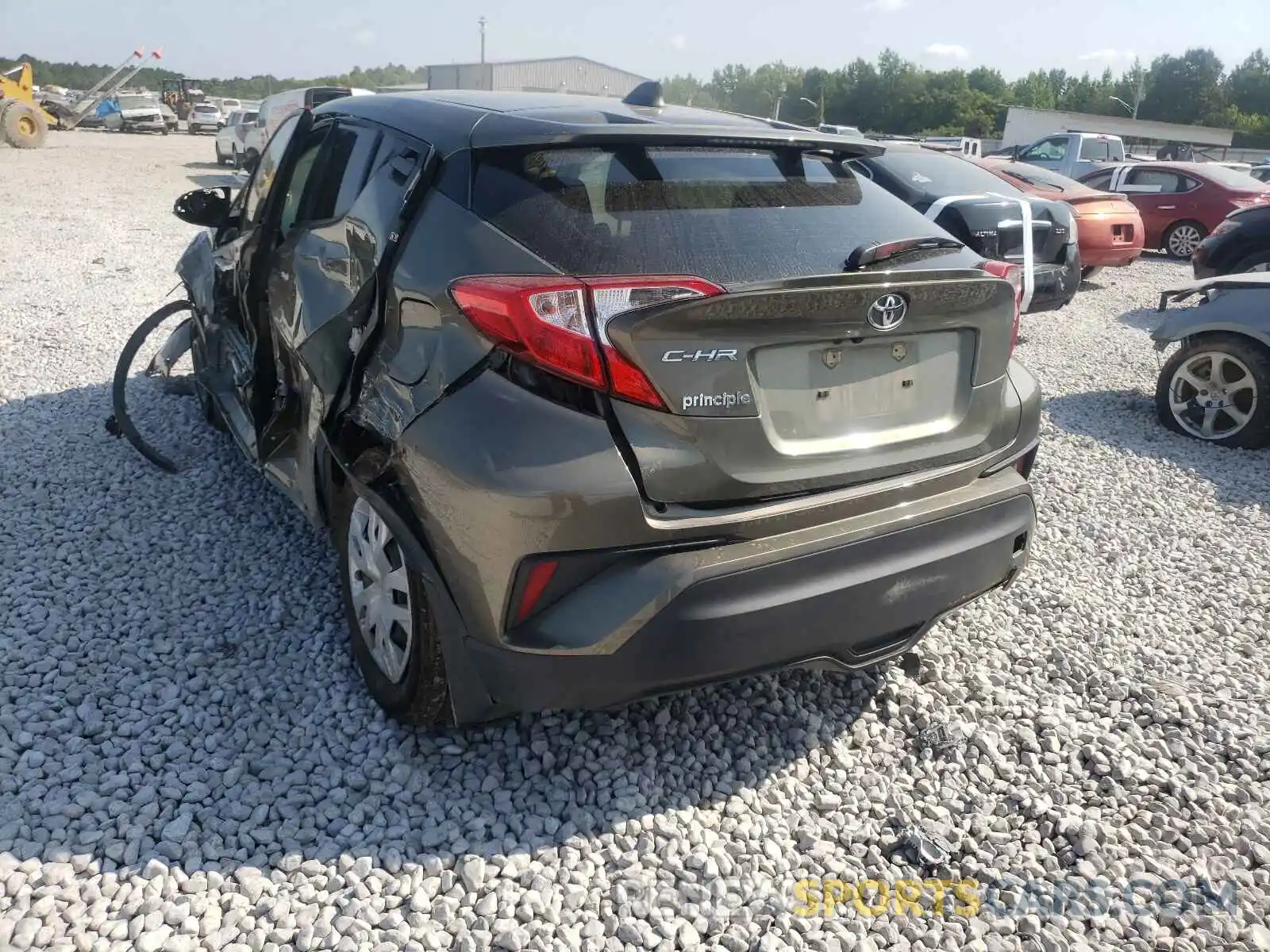 3 Photograph of a damaged car JTNKHMBXXM1094869 TOYOTA C-HR 2021