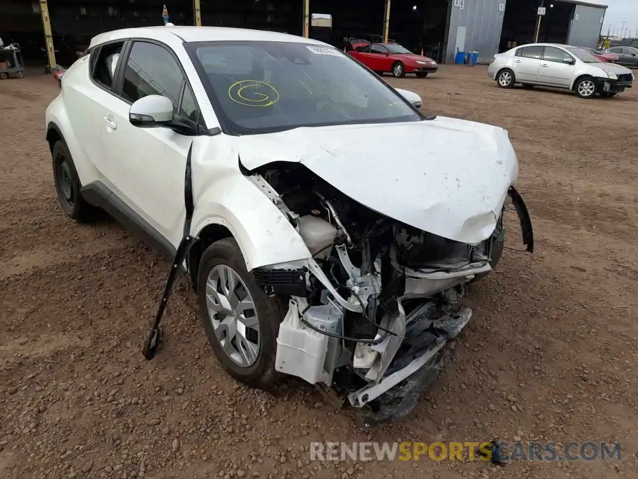 1 Photograph of a damaged car JTNKHMBXXM1095679 TOYOTA C-HR 2021