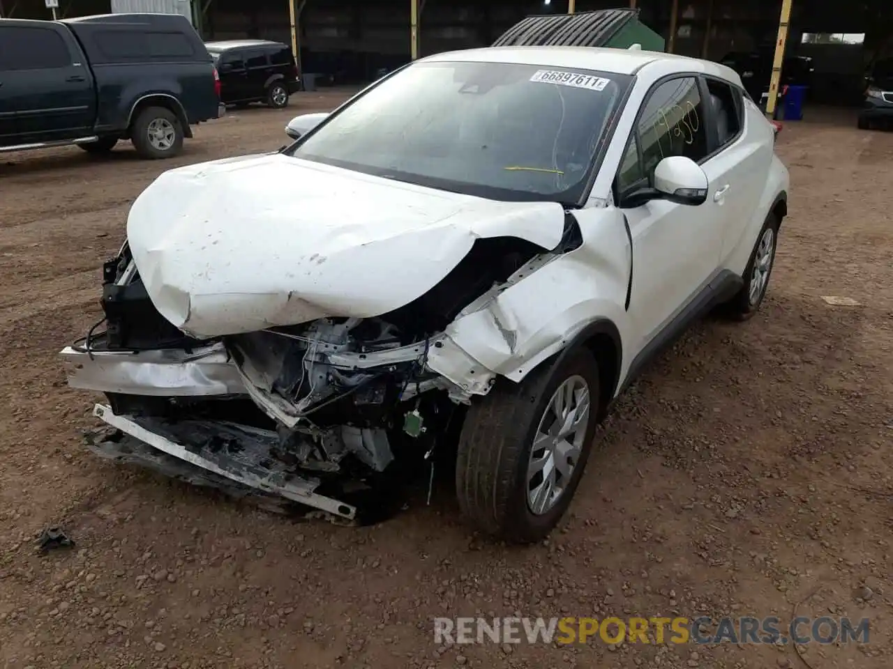 2 Photograph of a damaged car JTNKHMBXXM1095679 TOYOTA C-HR 2021