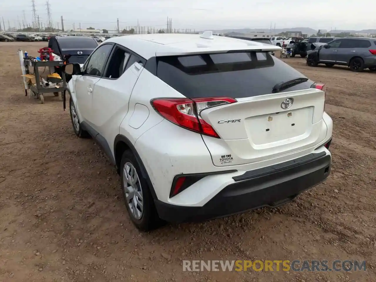 3 Photograph of a damaged car JTNKHMBXXM1095679 TOYOTA C-HR 2021