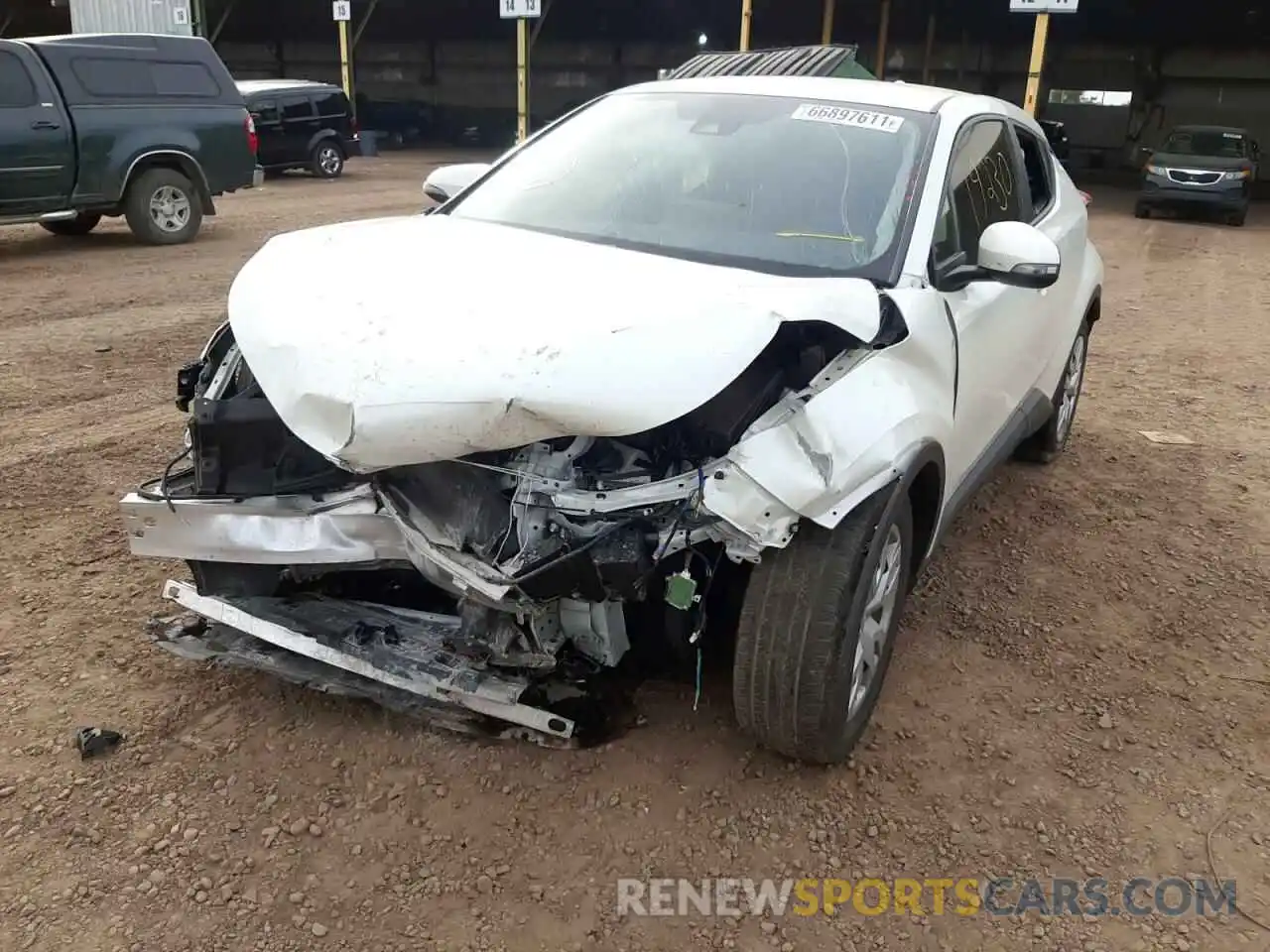 9 Photograph of a damaged car JTNKHMBXXM1095679 TOYOTA C-HR 2021