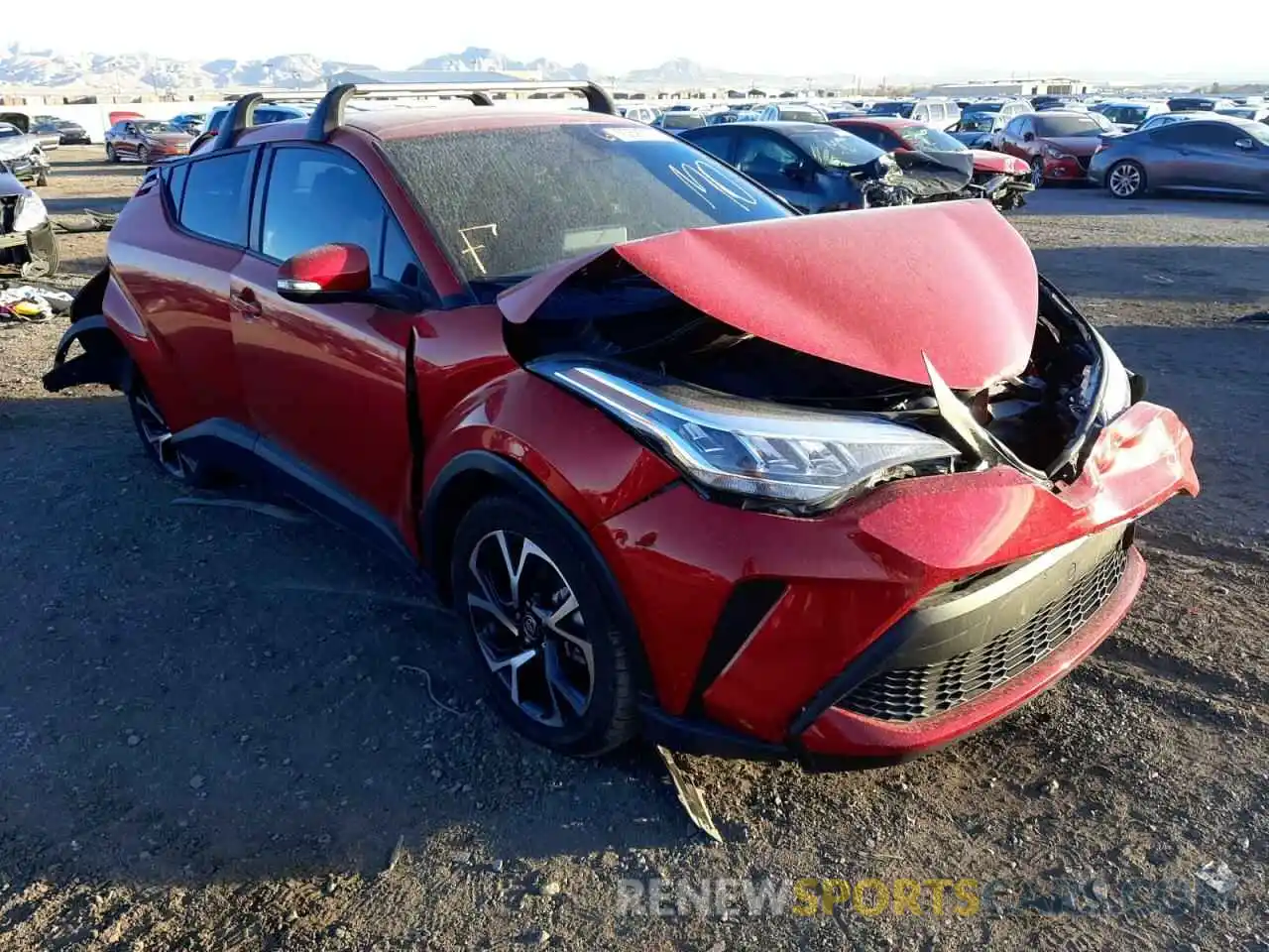 1 Photograph of a damaged car JTNKHMBXXM1098405 TOYOTA C-HR 2021