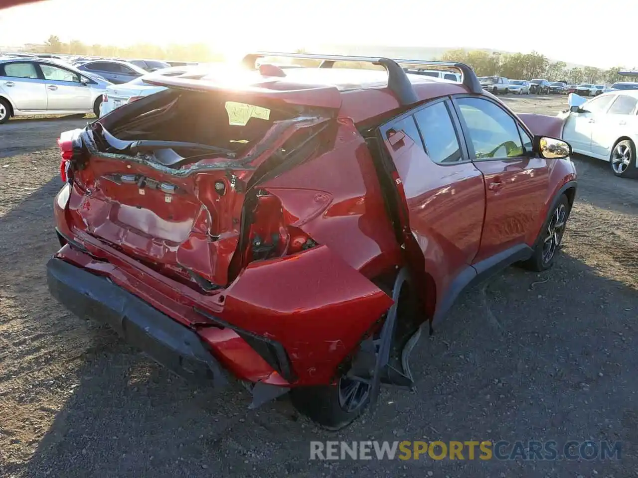 4 Photograph of a damaged car JTNKHMBXXM1098405 TOYOTA C-HR 2021