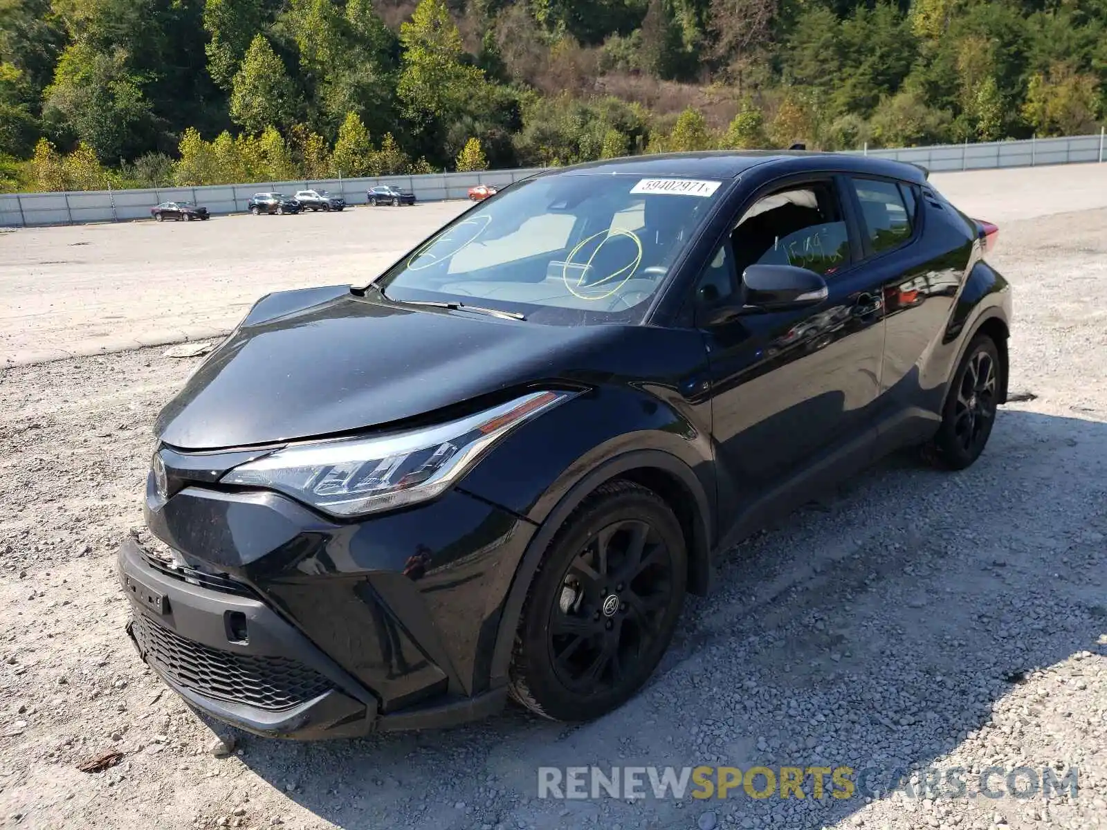 2 Photograph of a damaged car JTNKHMBXXM1099358 TOYOTA C-HR 2021