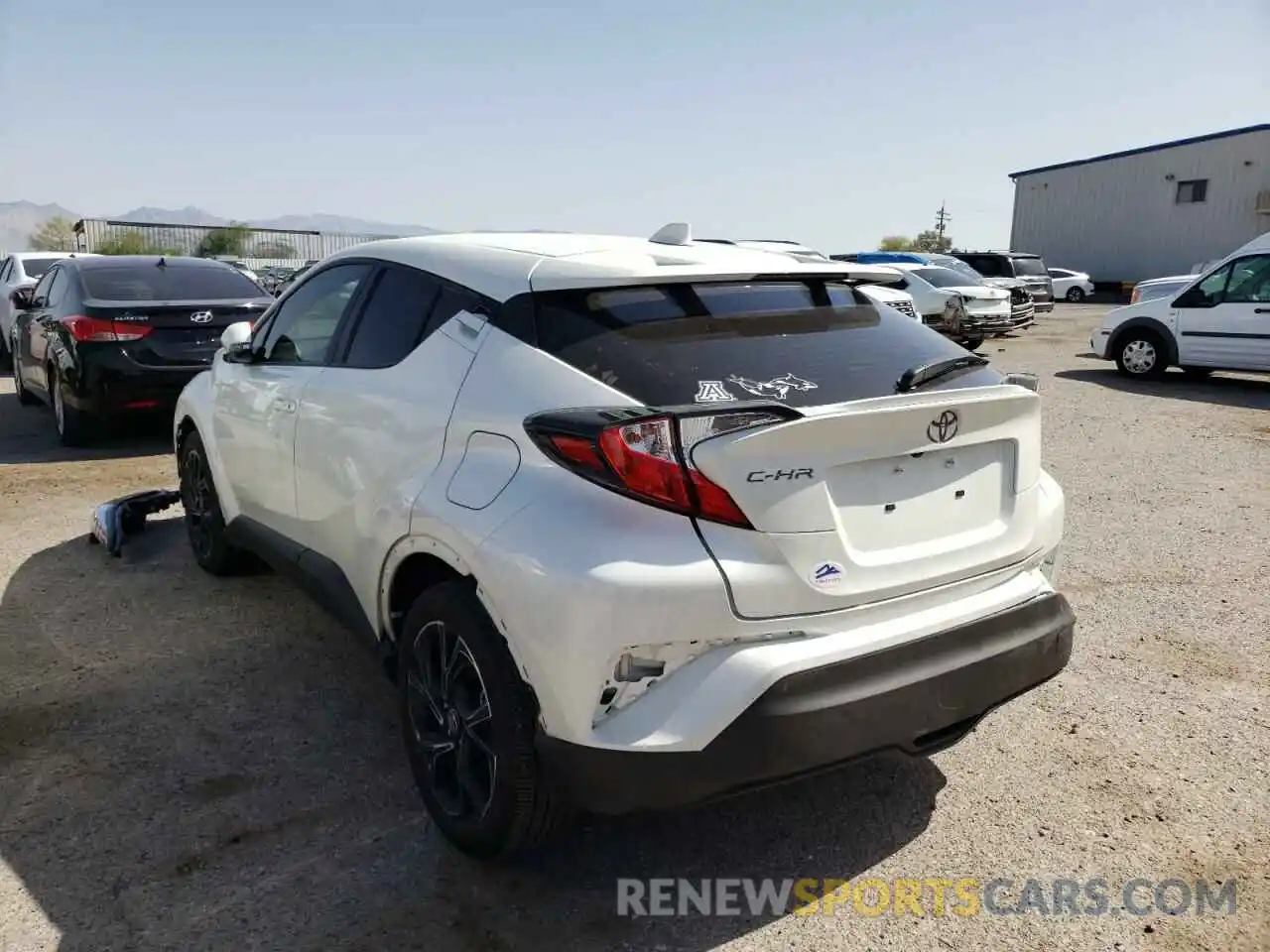 3 Photograph of a damaged car JTNKHMBXXM1100699 TOYOTA C-HR 2021