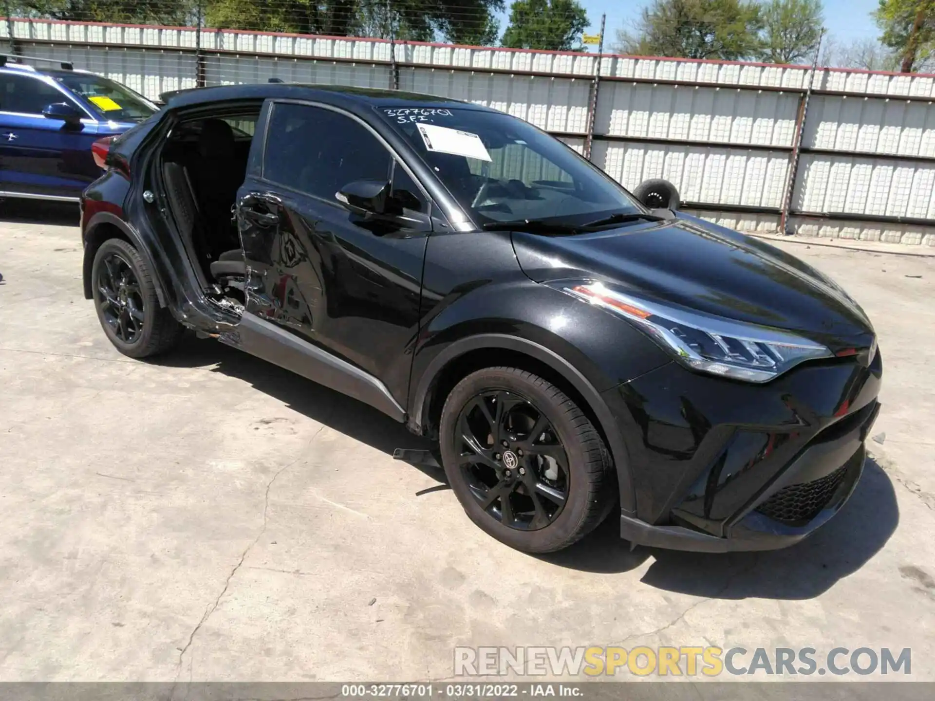 1 Photograph of a damaged car JTNKHMBXXM1101237 TOYOTA C-HR 2021