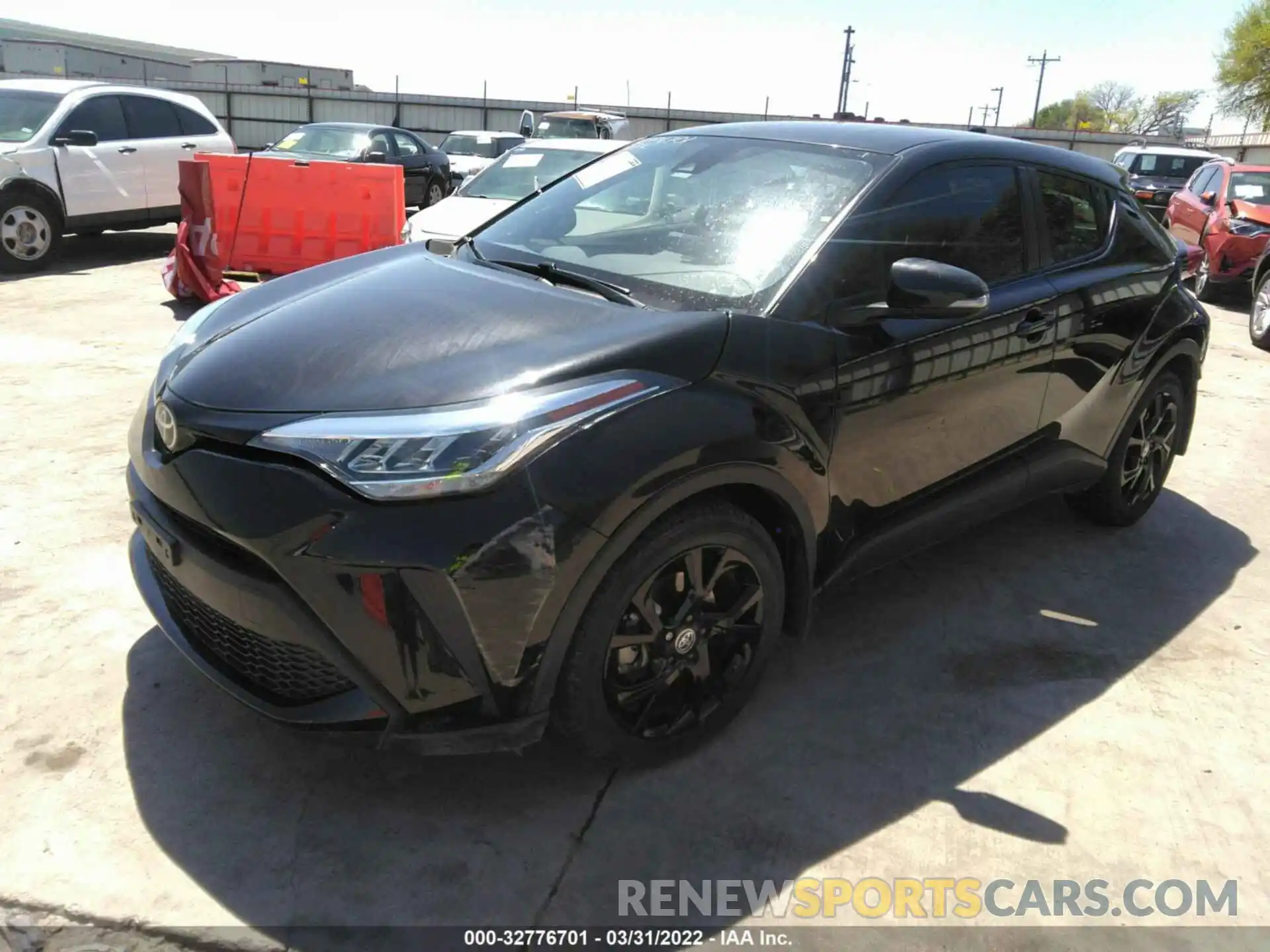 2 Photograph of a damaged car JTNKHMBXXM1101237 TOYOTA C-HR 2021