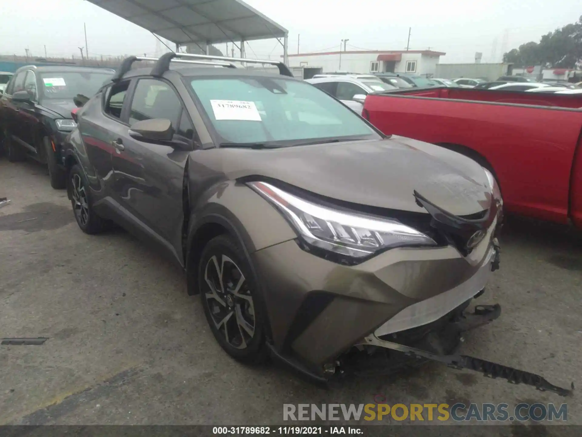 1 Photograph of a damaged car JTNKHMBXXM1101819 TOYOTA C-HR 2021