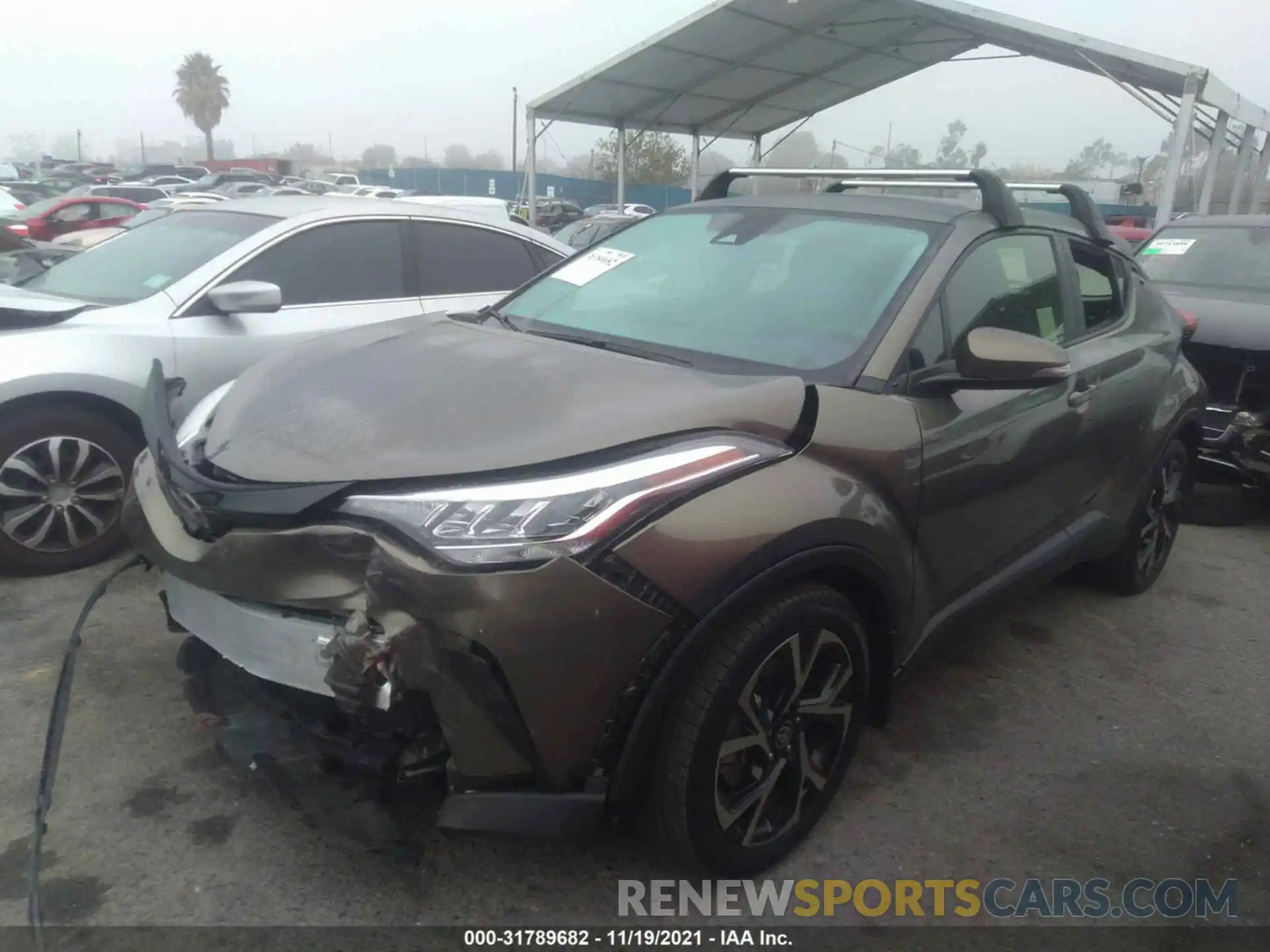 2 Photograph of a damaged car JTNKHMBXXM1101819 TOYOTA C-HR 2021