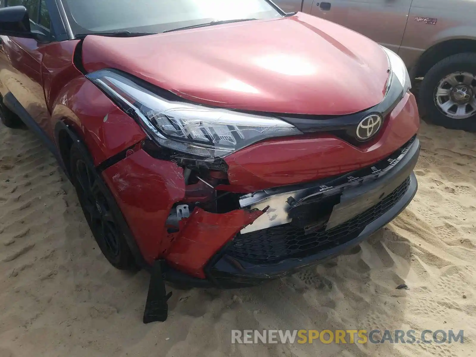 9 Photograph of a damaged car JTNKHMBXXM1104302 TOYOTA C-HR 2021