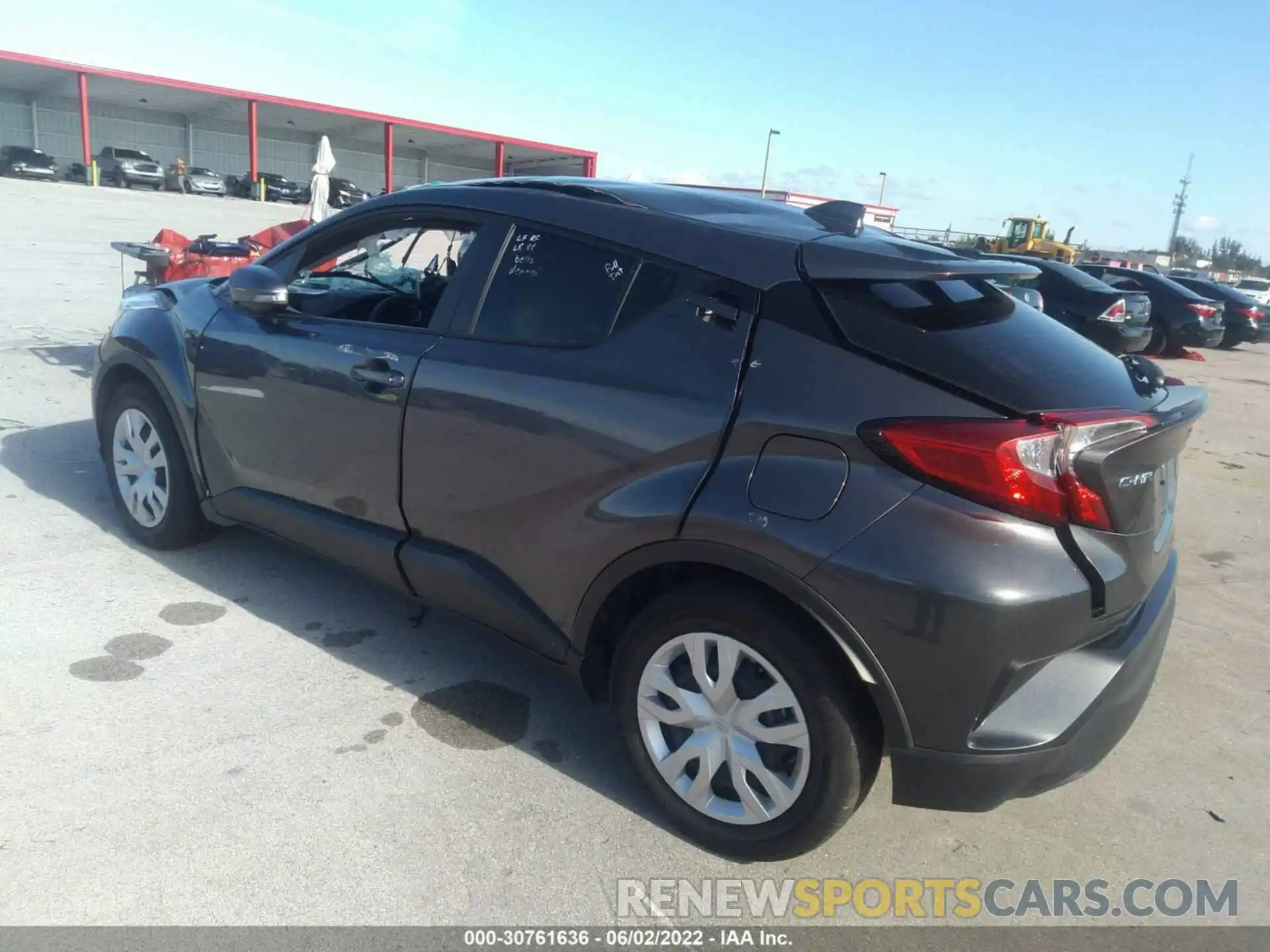 3 Photograph of a damaged car JTNKHMBXXM1105062 TOYOTA C-HR 2021