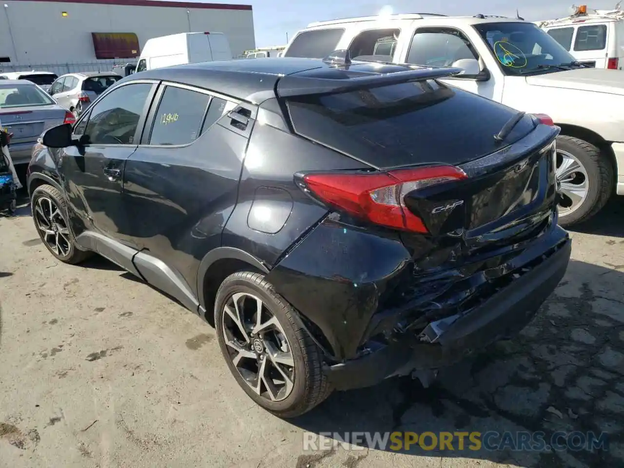 3 Photograph of a damaged car JTNKHMBXXM1105322 TOYOTA C-HR 2021