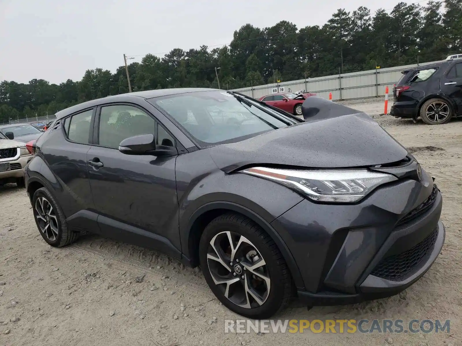 1 Photograph of a damaged car JTNKHMBXXM1107538 TOYOTA C-HR 2021