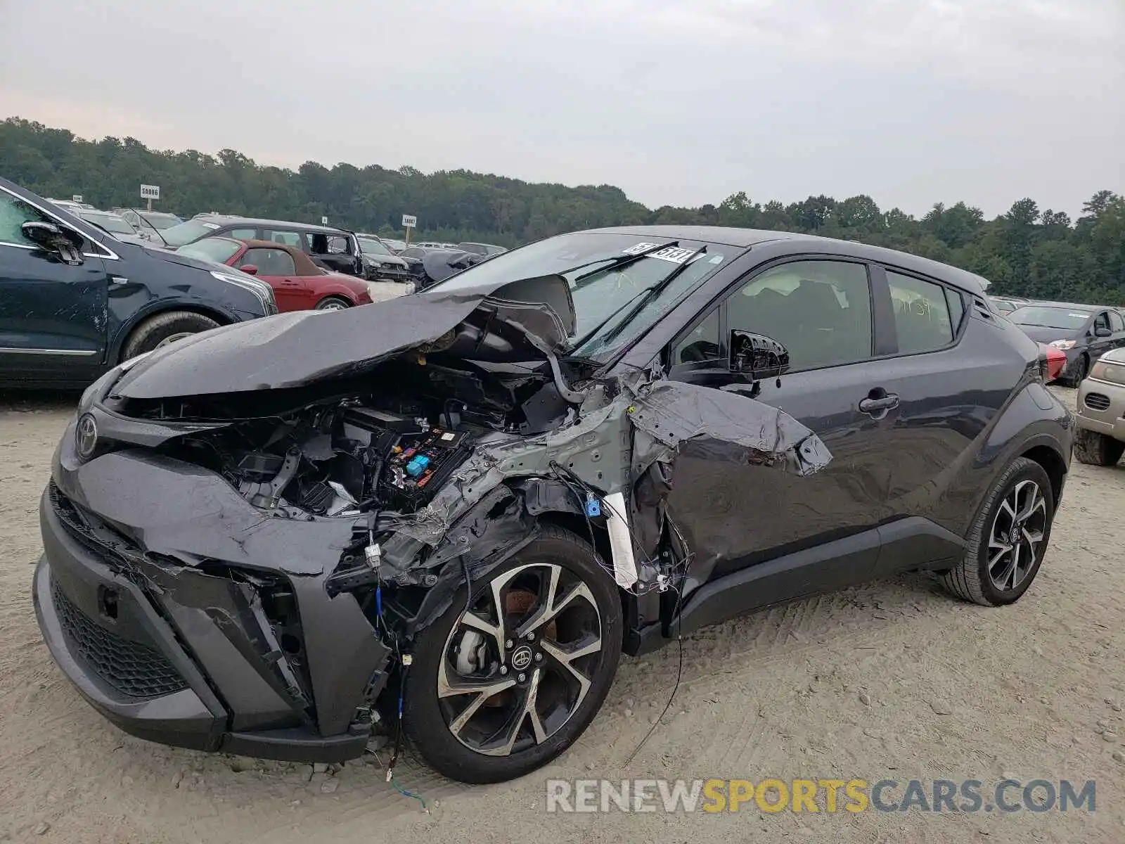 2 Photograph of a damaged car JTNKHMBXXM1107538 TOYOTA C-HR 2021