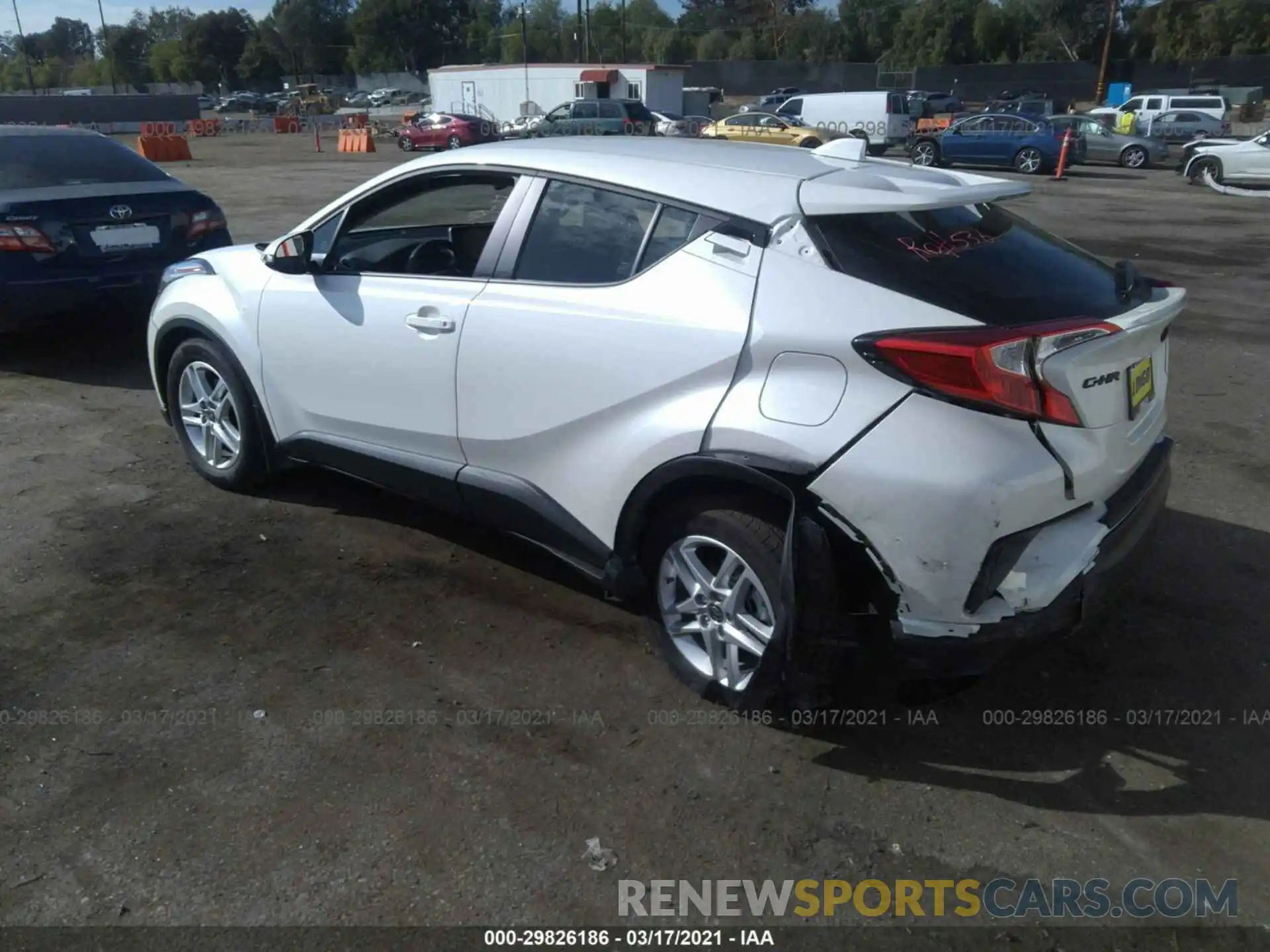 3 Photograph of a damaged car JTNKHMBXXM1108060 TOYOTA C-HR 2021