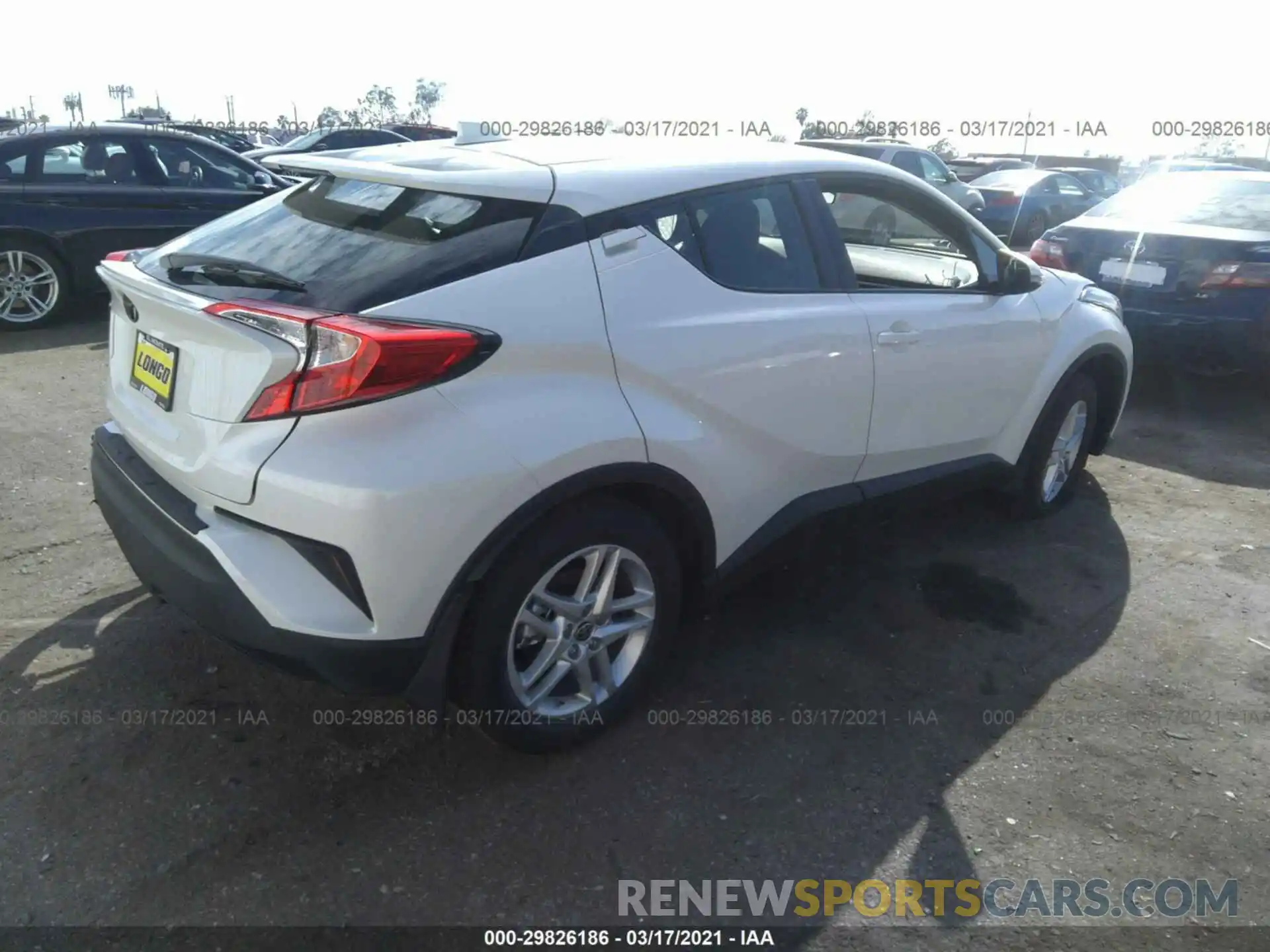 4 Photograph of a damaged car JTNKHMBXXM1108060 TOYOTA C-HR 2021