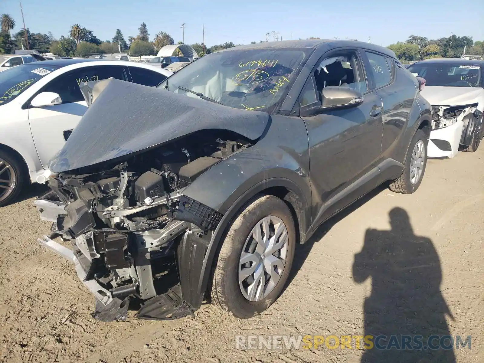 2 Photograph of a damaged car JTNKHMBXXM1108205 TOYOTA C-HR 2021