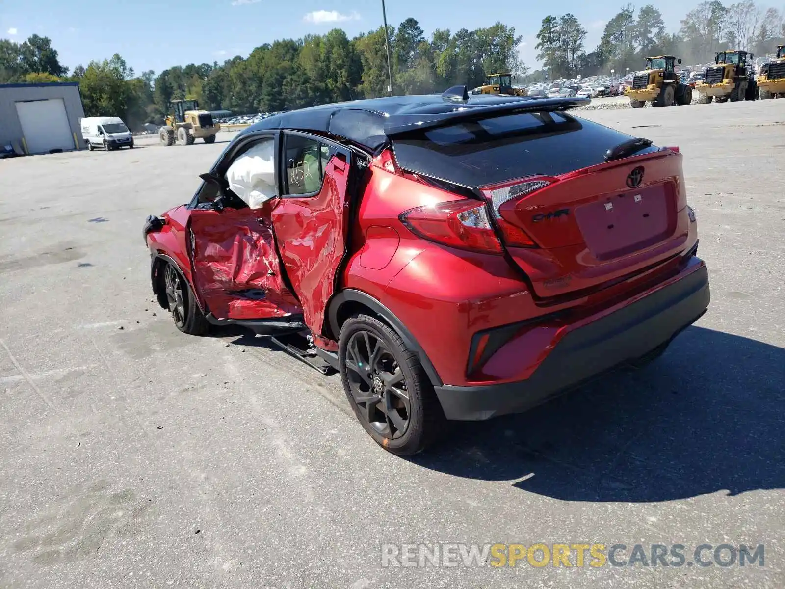 3 Photograph of a damaged car JTNKHMBXXM1109080 TOYOTA C-HR 2021