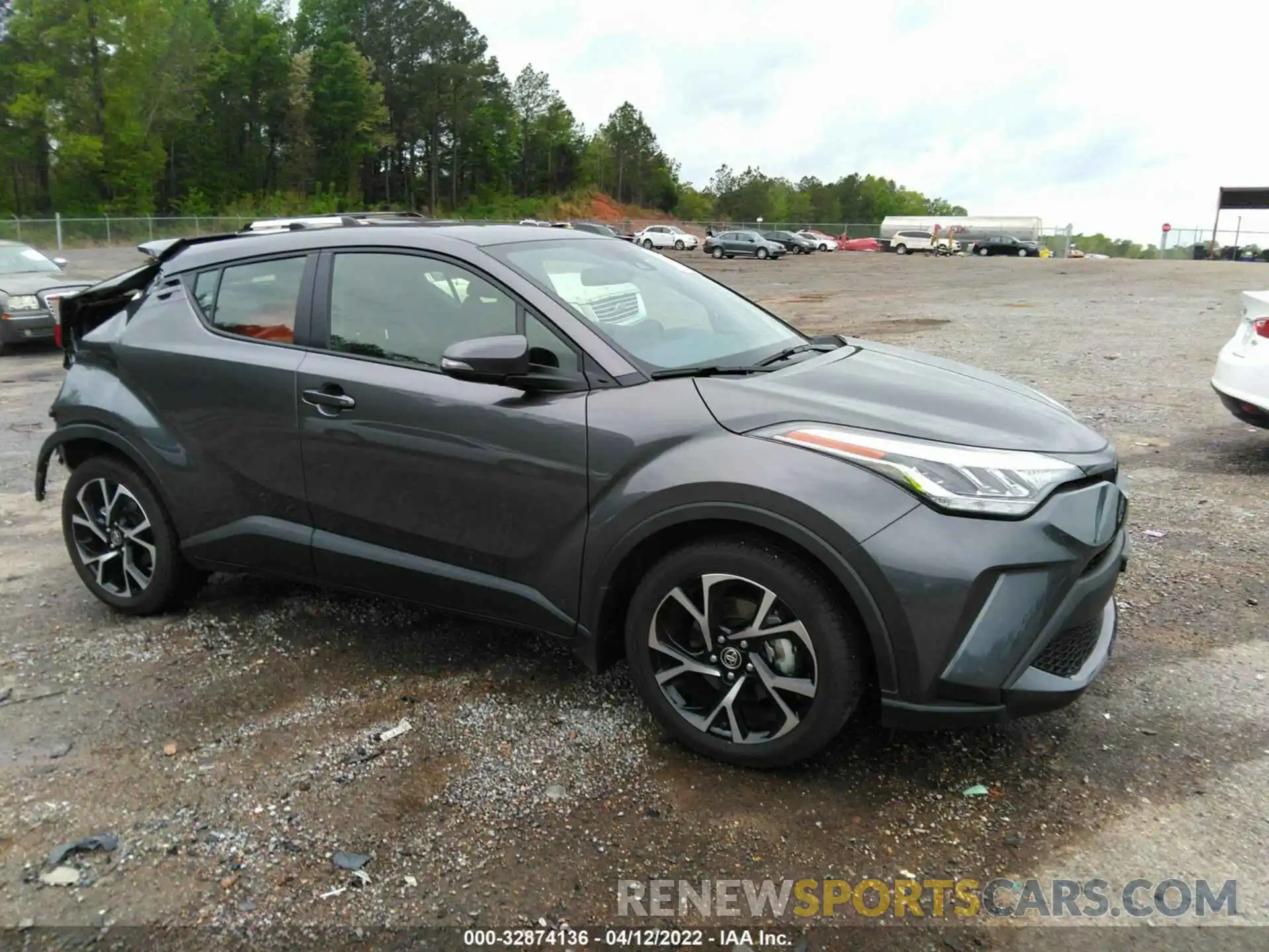 1 Photograph of a damaged car JTNKHMBXXM1109113 TOYOTA C-HR 2021