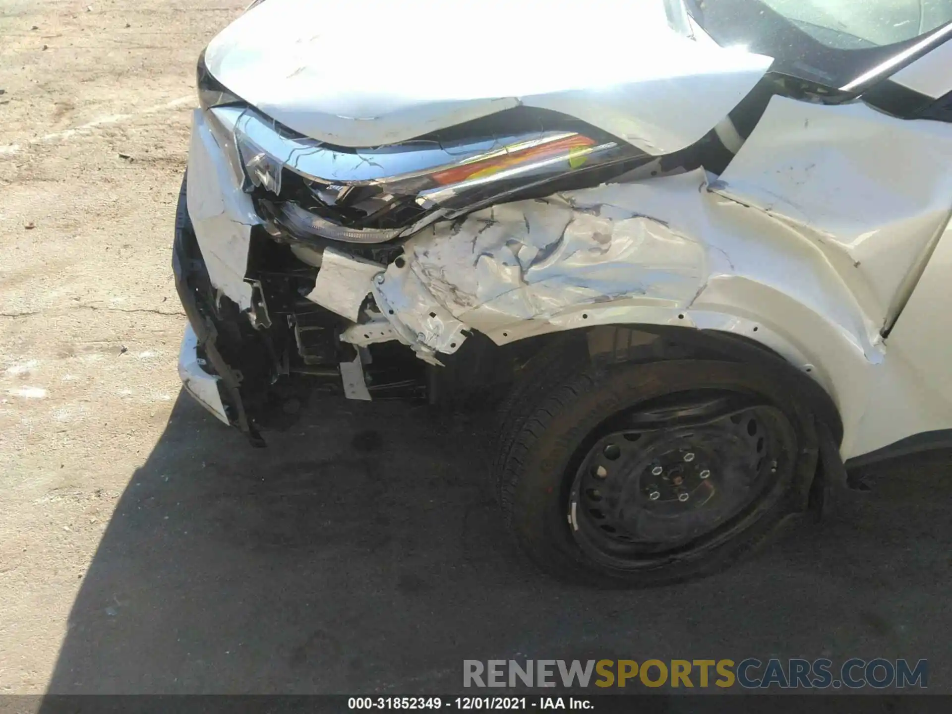 6 Photograph of a damaged car JTNKHMBXXM1109161 TOYOTA C-HR 2021