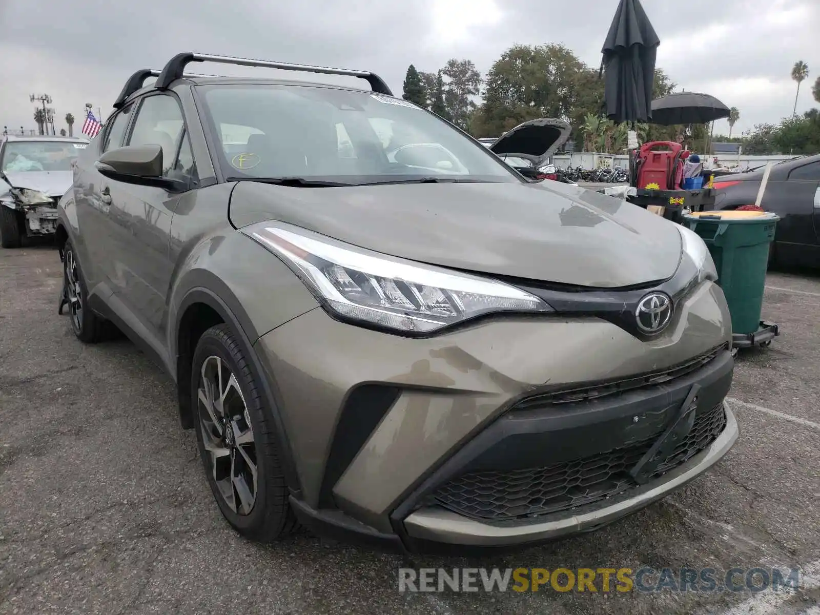 1 Photograph of a damaged car JTNKHMBXXM1110052 TOYOTA C-HR 2021