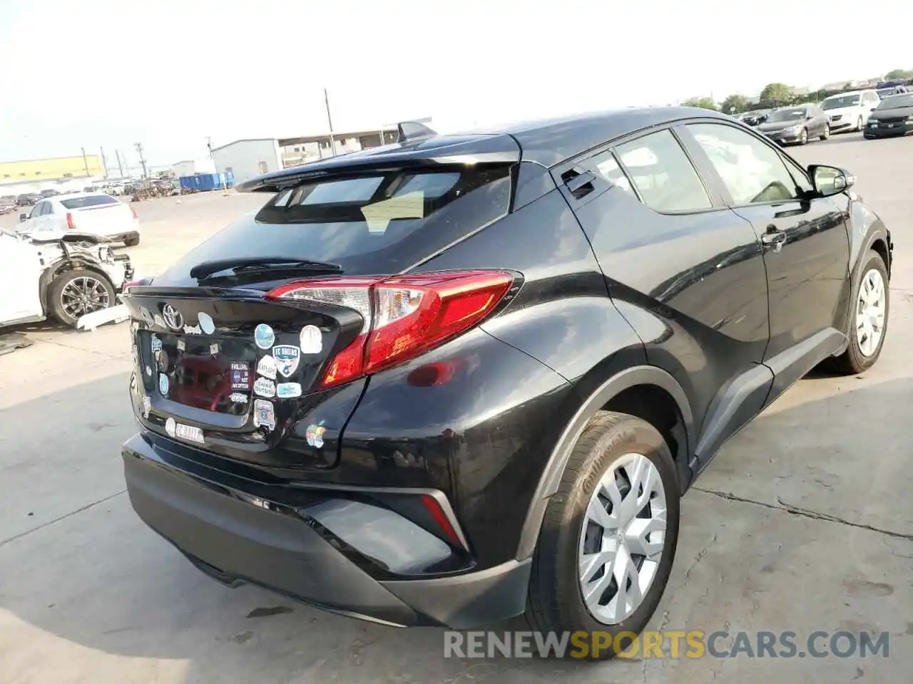 4 Photograph of a damaged car JTNKHMBXXM1110083 TOYOTA C-HR 2021