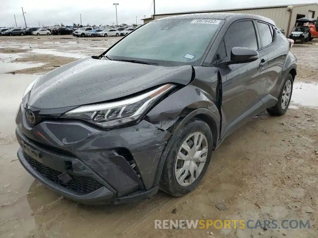 1 Photograph of a damaged car JTNKHMBXXM1111945 TOYOTA C-HR 2021