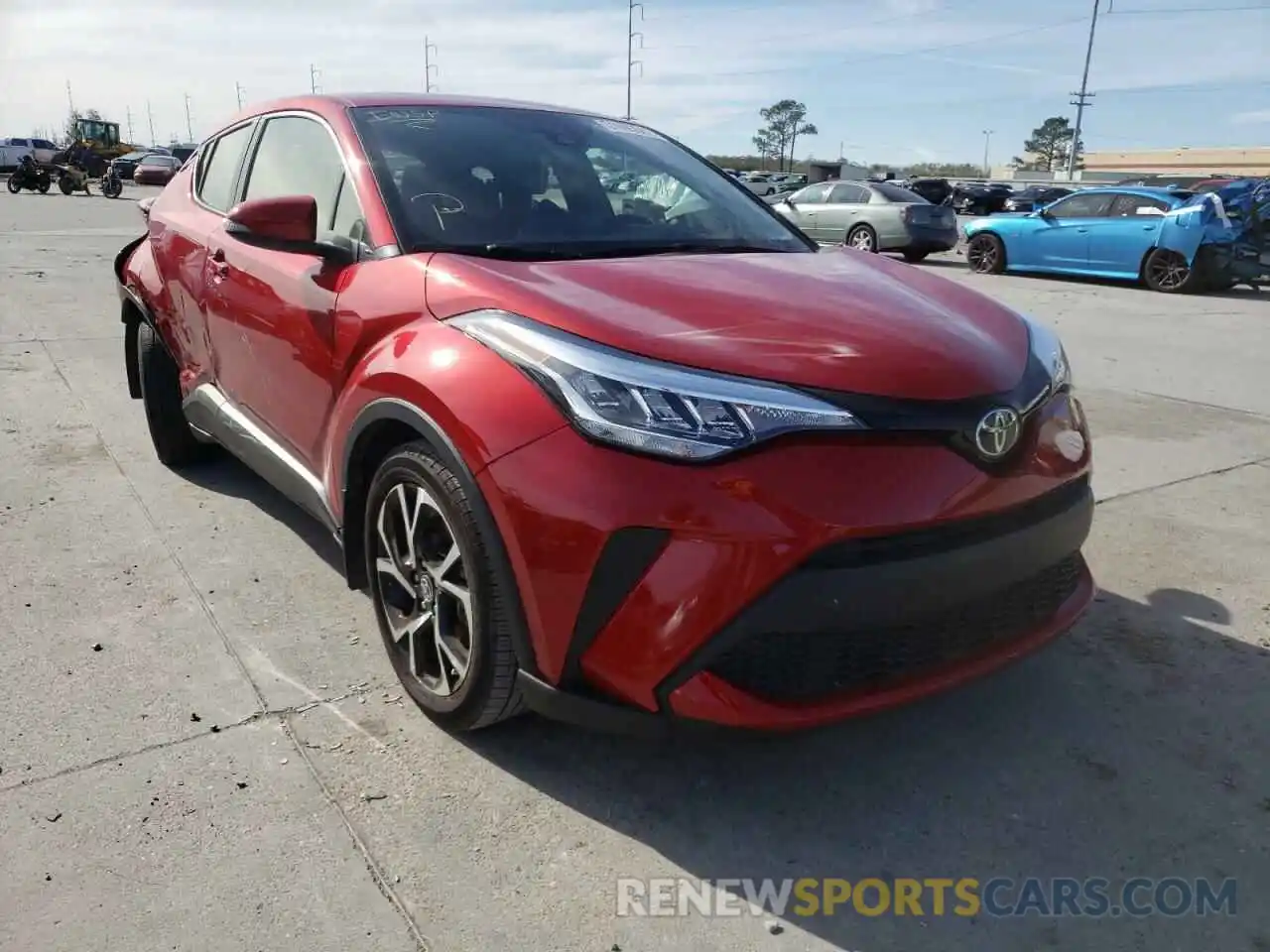 1 Photograph of a damaged car JTNKHMBXXM1114148 TOYOTA C-HR 2021