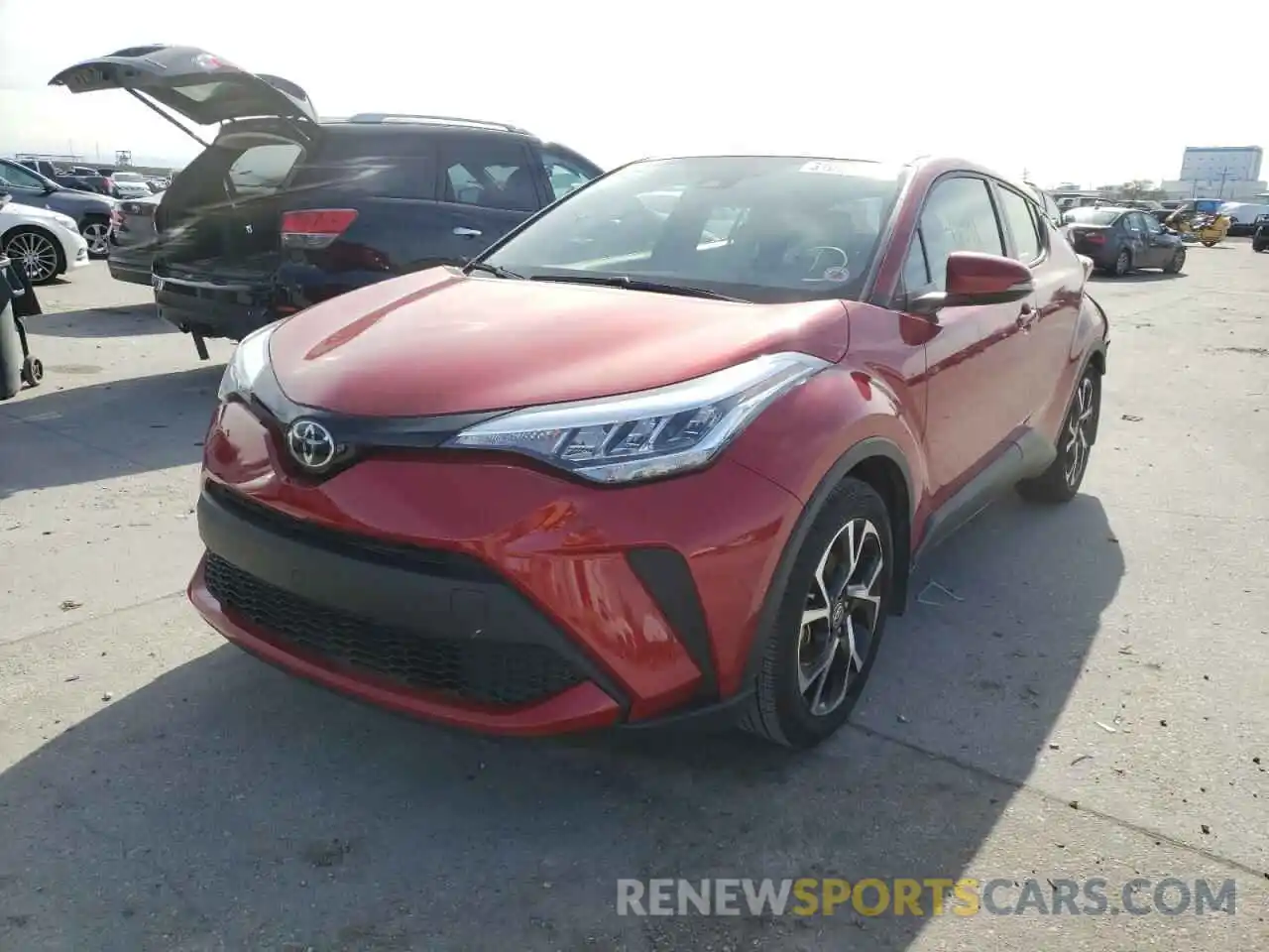 2 Photograph of a damaged car JTNKHMBXXM1114148 TOYOTA C-HR 2021