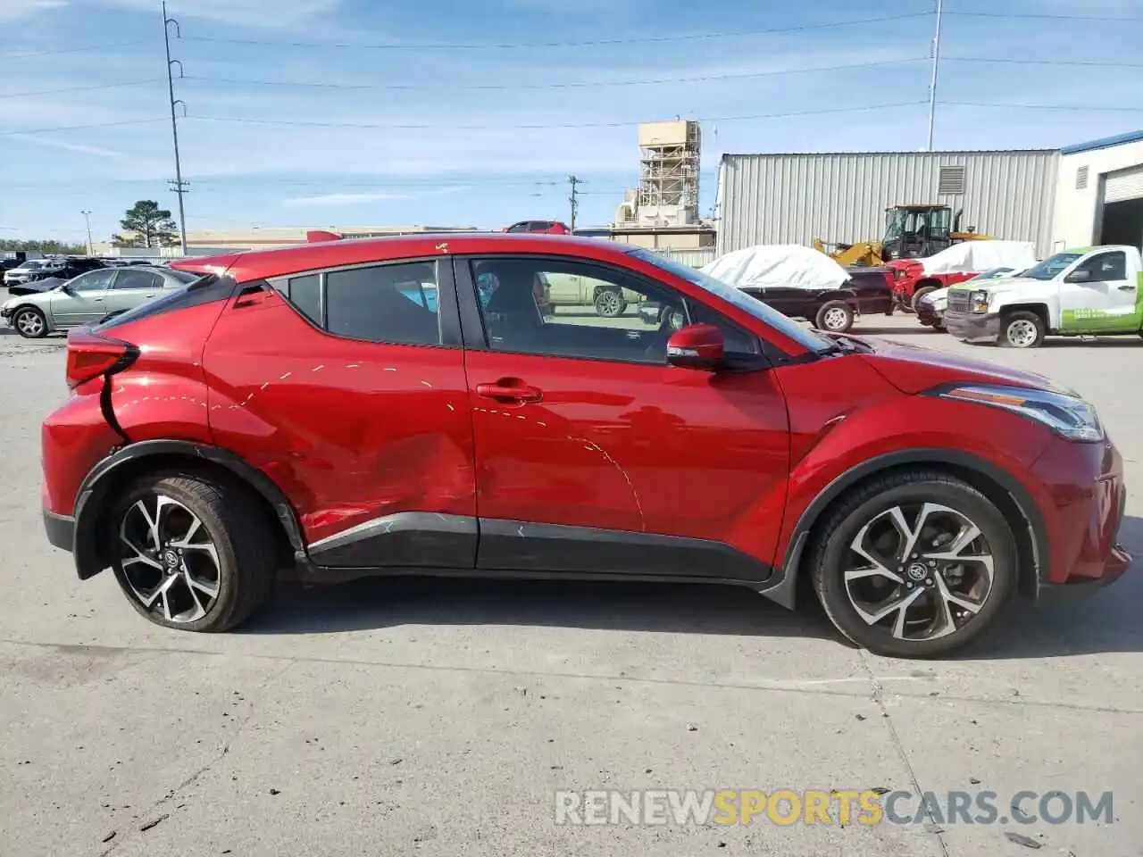 9 Photograph of a damaged car JTNKHMBXXM1114148 TOYOTA C-HR 2021