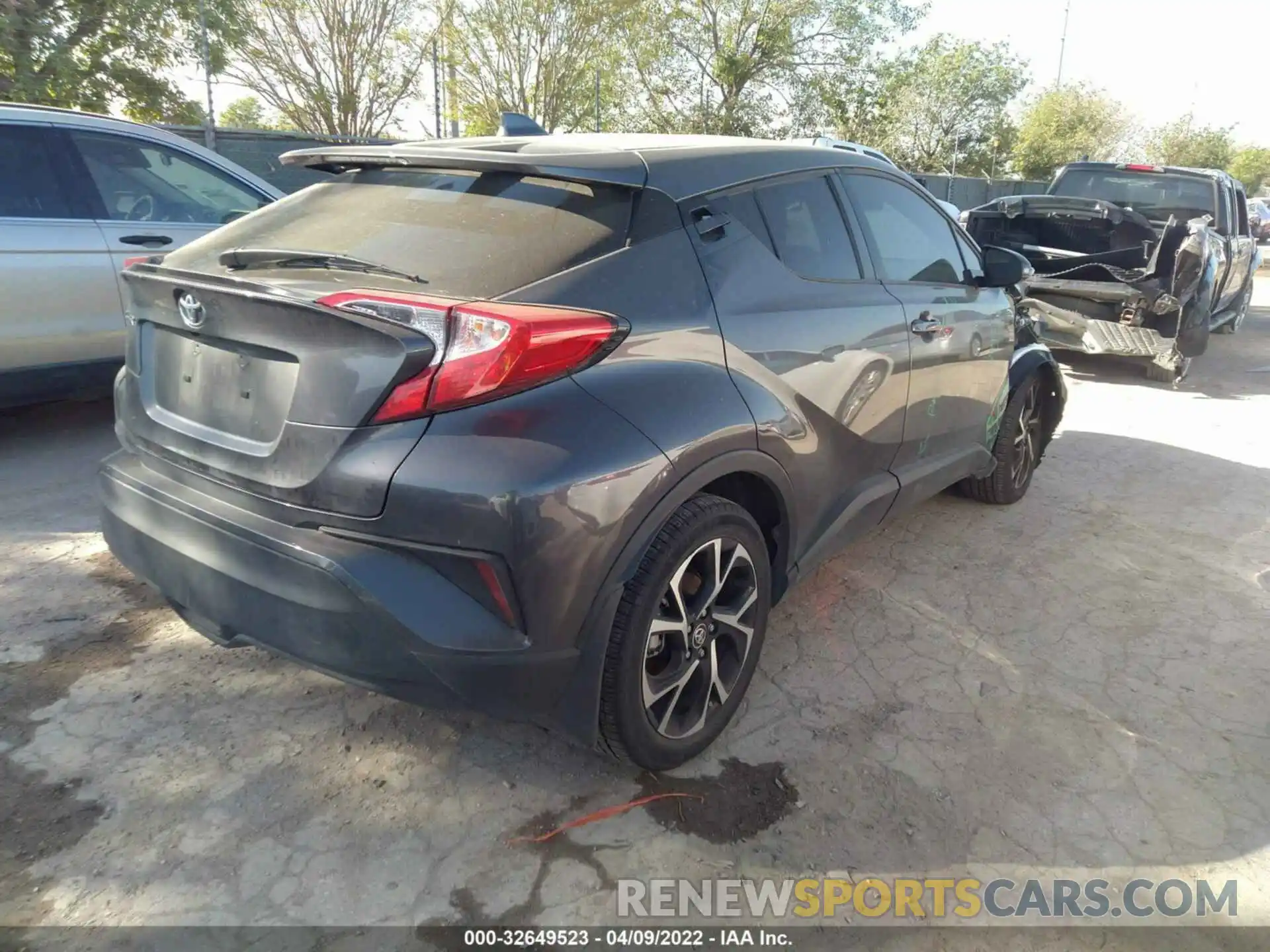 4 Photograph of a damaged car JTNKHMBXXM1114487 TOYOTA C-HR 2021