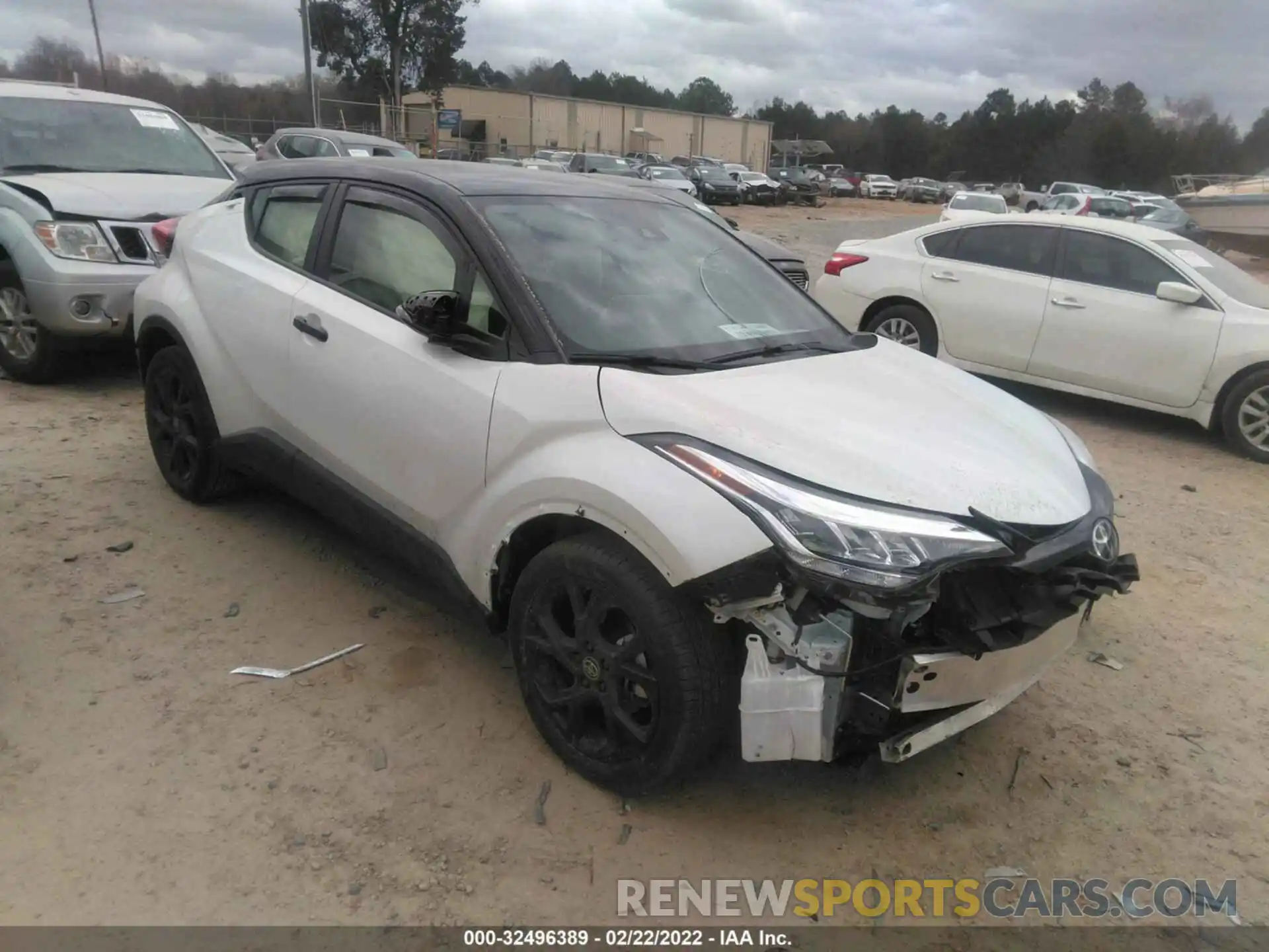 1 Photograph of a damaged car JTNKHMBXXM1114540 TOYOTA C-HR 2021