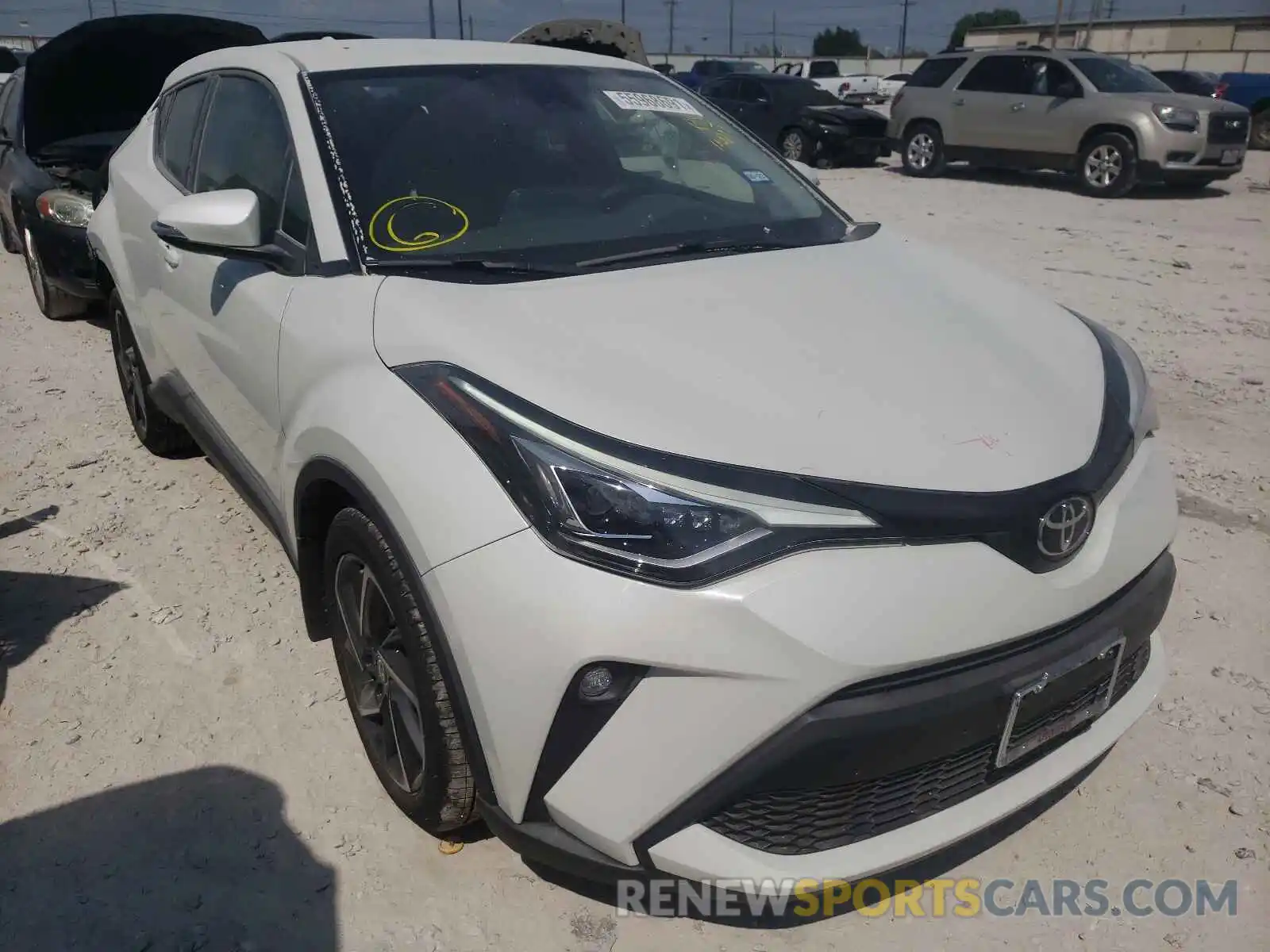 1 Photograph of a damaged car JTNKHMBXXM1120211 TOYOTA C-HR 2021