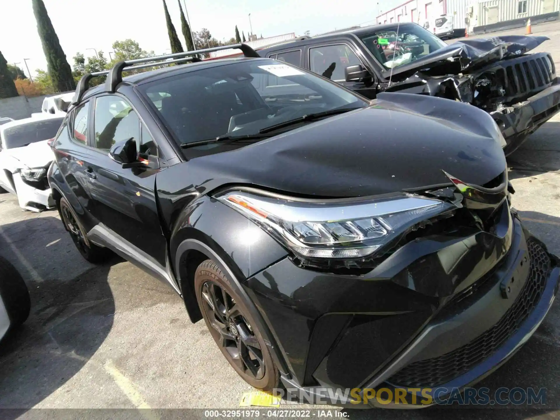 1 Photograph of a damaged car JTNKHMBXXM1121519 TOYOTA C-HR 2021