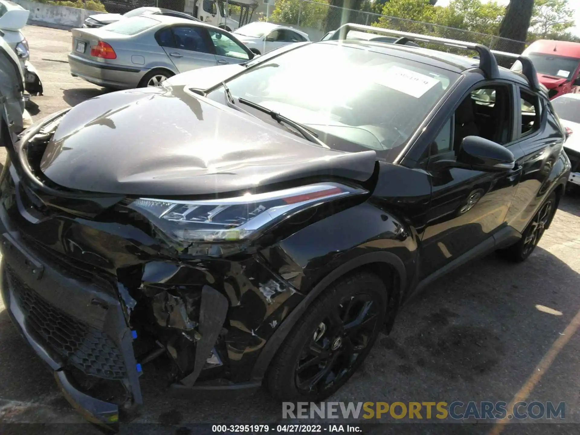 2 Photograph of a damaged car JTNKHMBXXM1121519 TOYOTA C-HR 2021