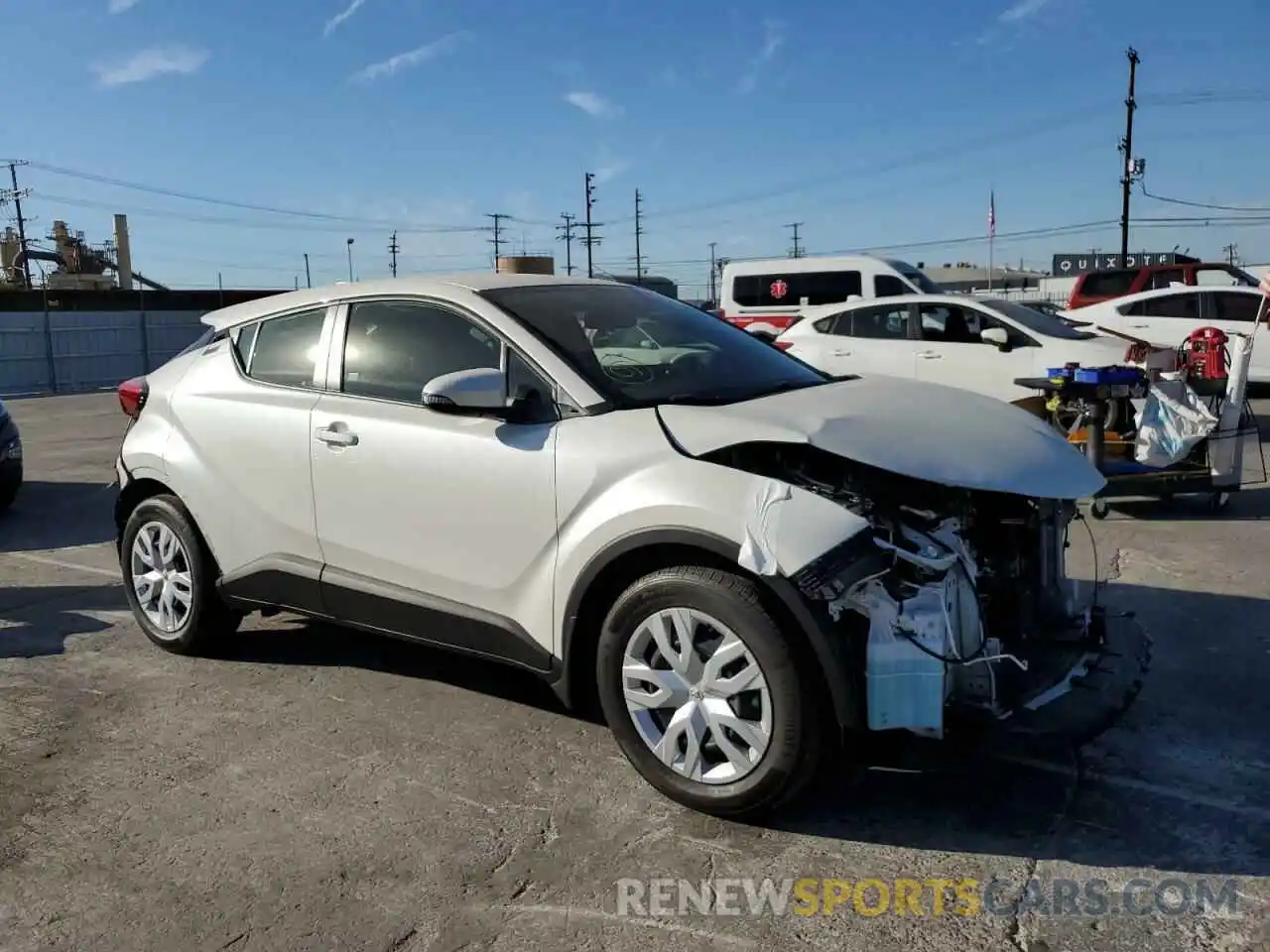 1 Photograph of a damaged car JTNKHMBXXM1121827 TOYOTA C-HR 2021