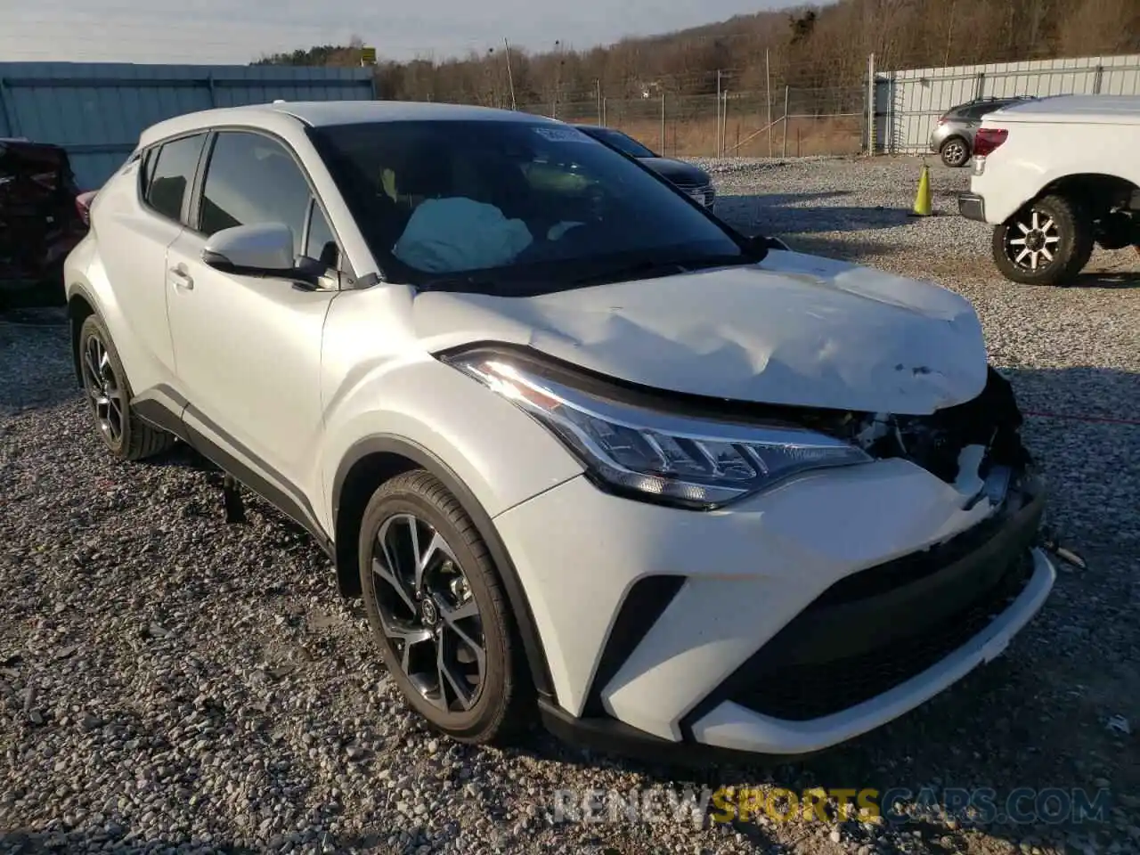 1 Photograph of a damaged car JTNKHMBXXM1126168 TOYOTA C-HR 2021